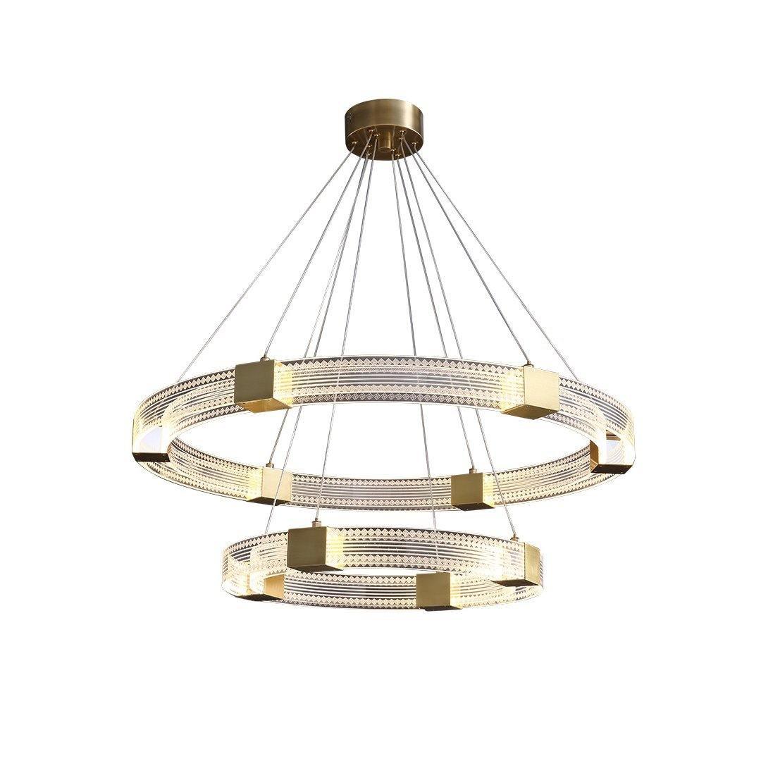 Eurdora Modern Minimalist Ring LED Chandelier