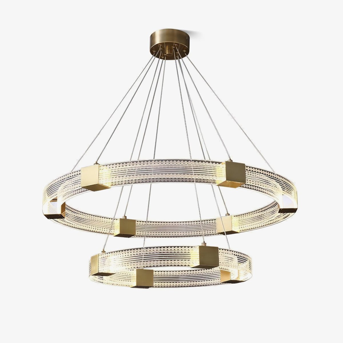 Eurdora Modern Minimalist Ring LED Chandelier