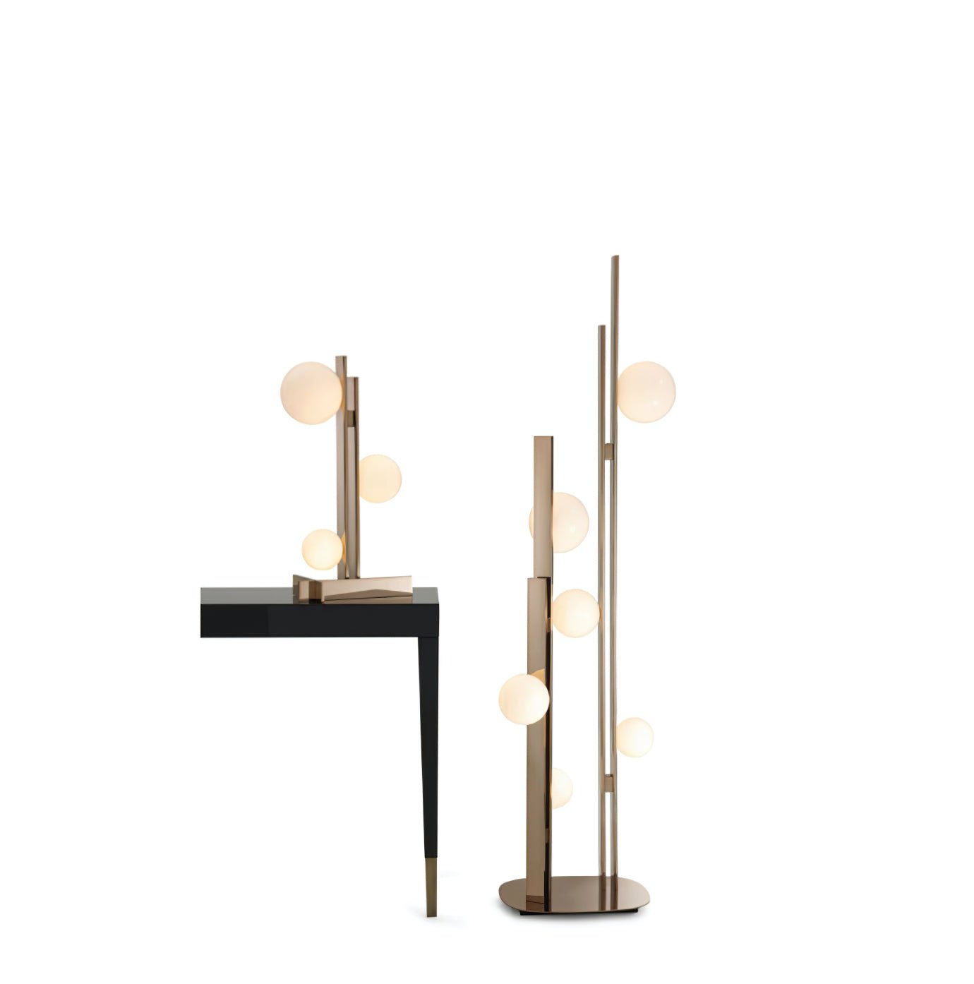 Raven Stainless steel Floor Lamp