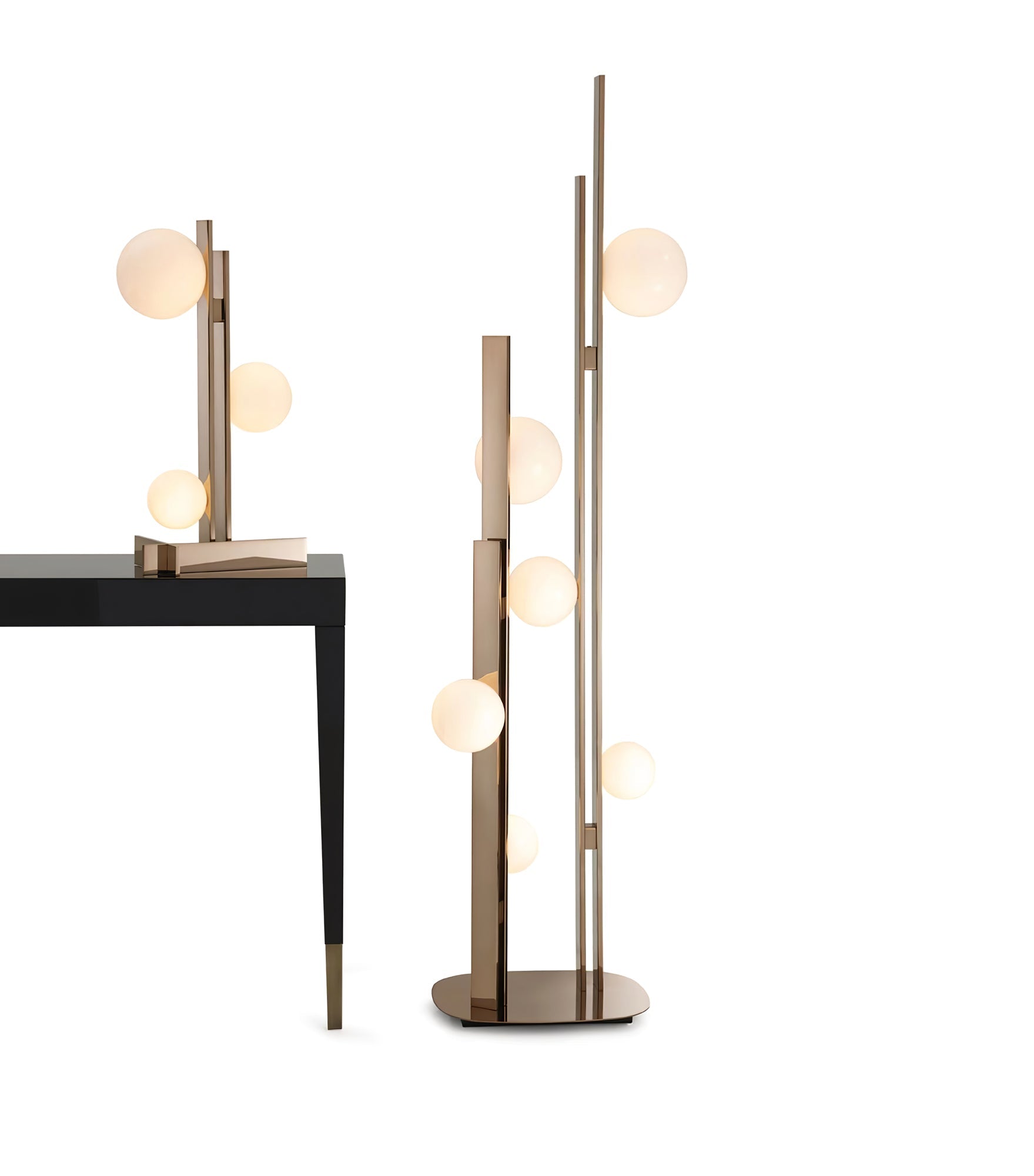 Raven Stainless steel Floor Lamp
