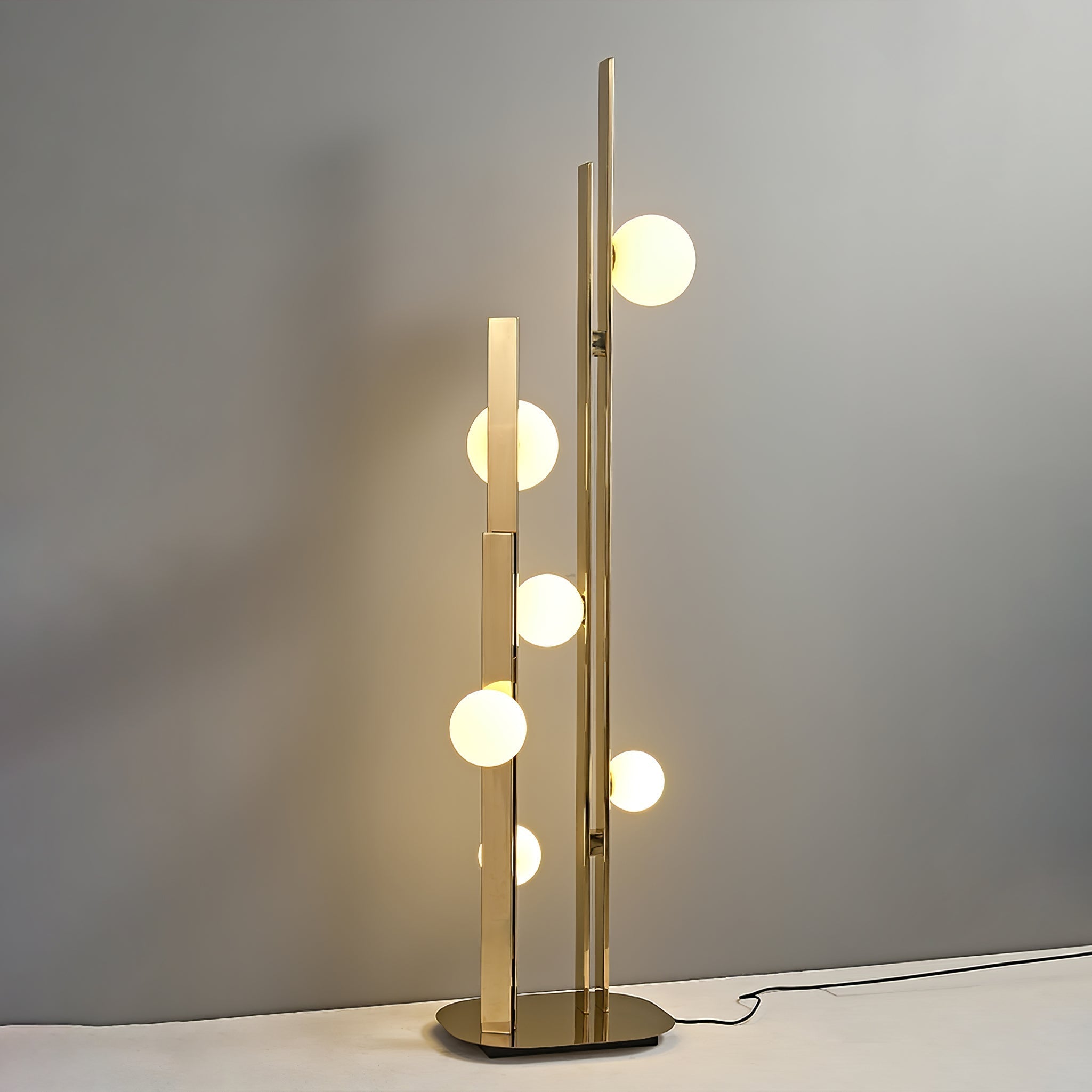 Raven Stainless steel Floor Lamp