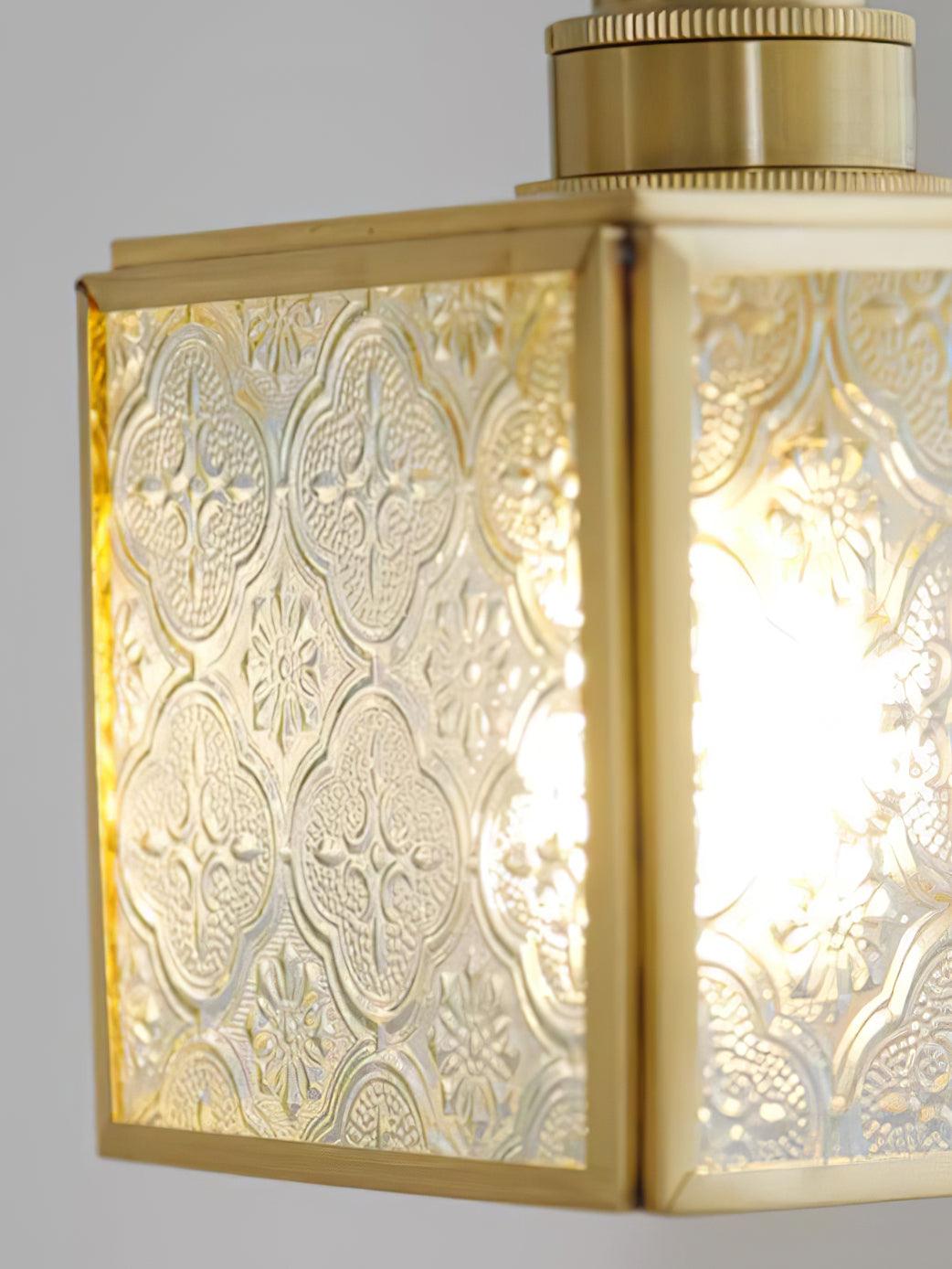 Arvane Brass & Glass Elegant Pendant Lamp