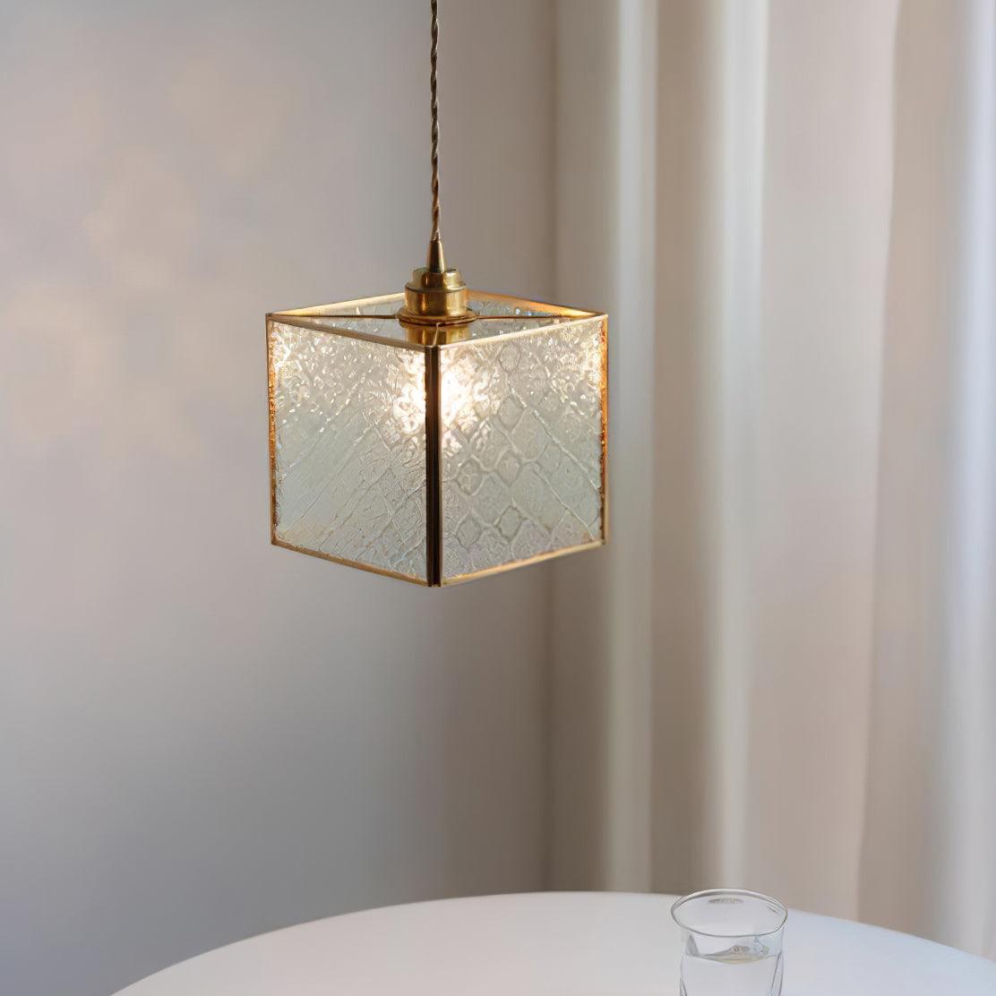 Arvane Brass & Glass Elegant Pendant Lamp