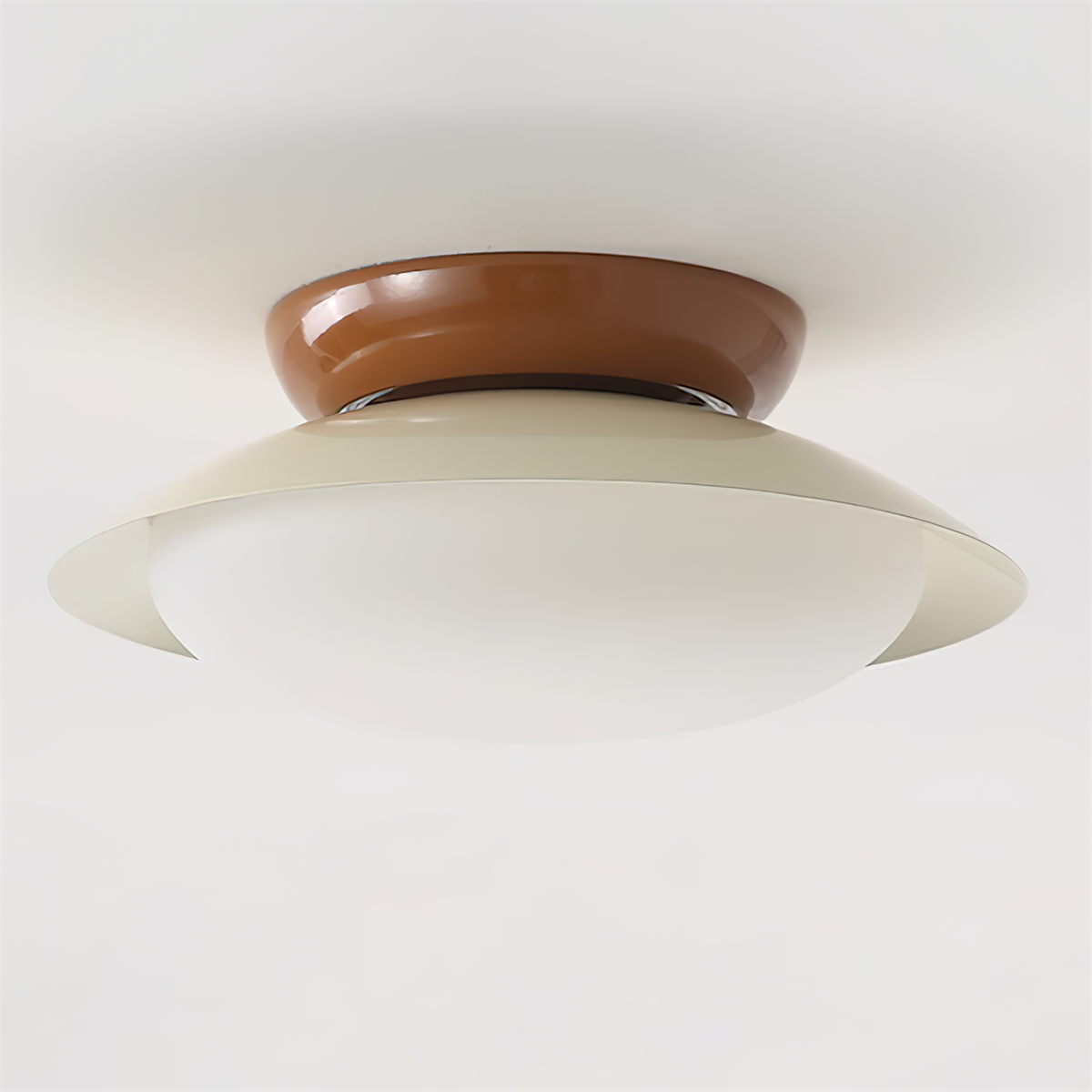 Aira Vintage Bowl-shaped LED Ceiling Light
