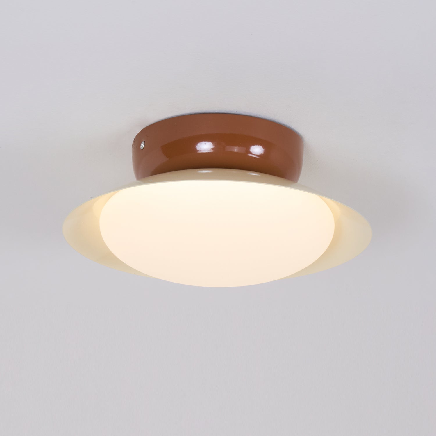 Aira Vintage Bowl-shaped LED Ceiling Light