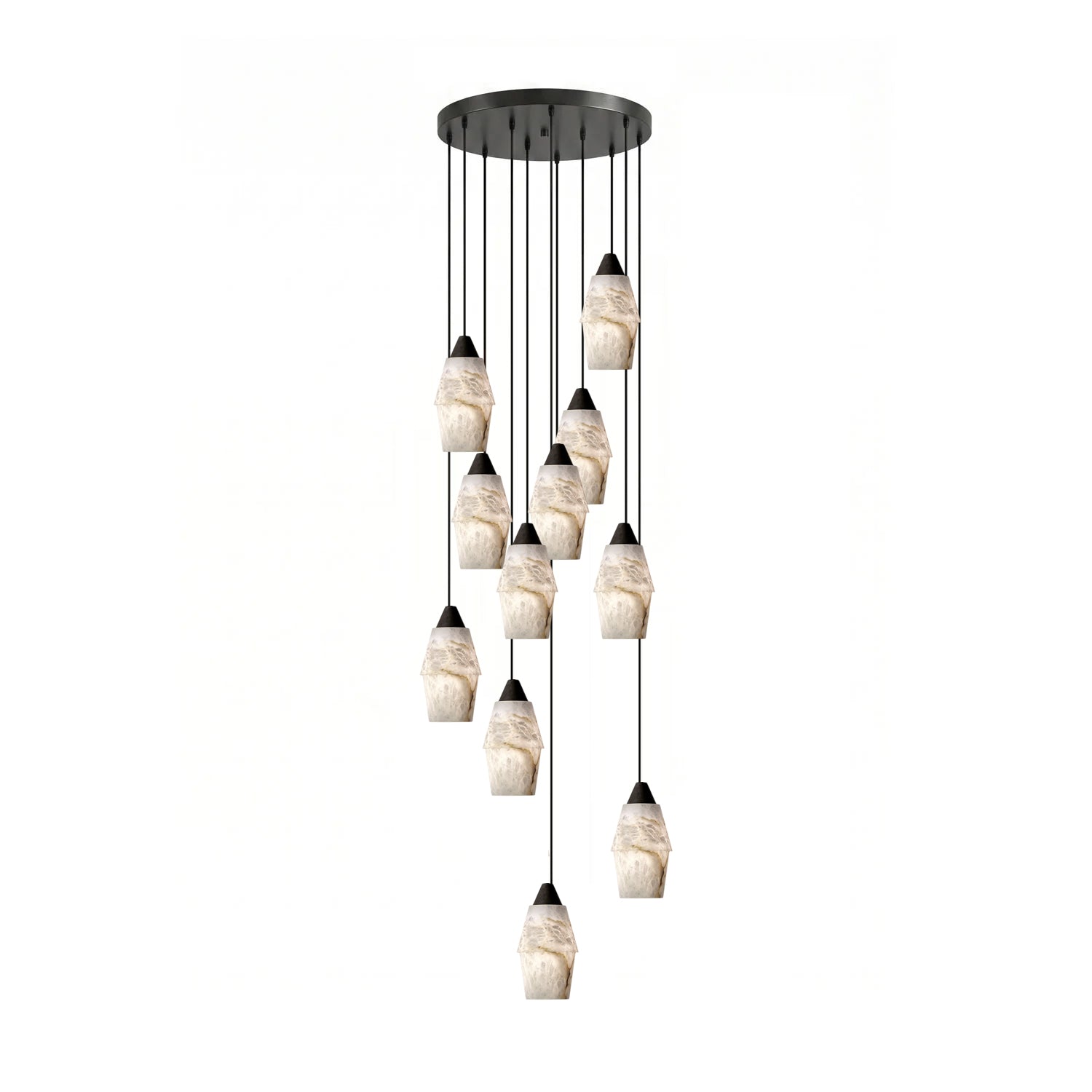 Pavilion Alabaster Cluster Chandelier