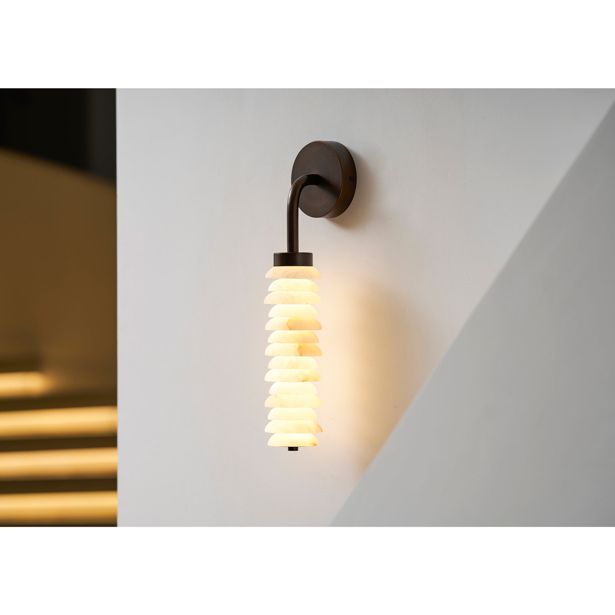 Helix Alabaster Wall Lamp