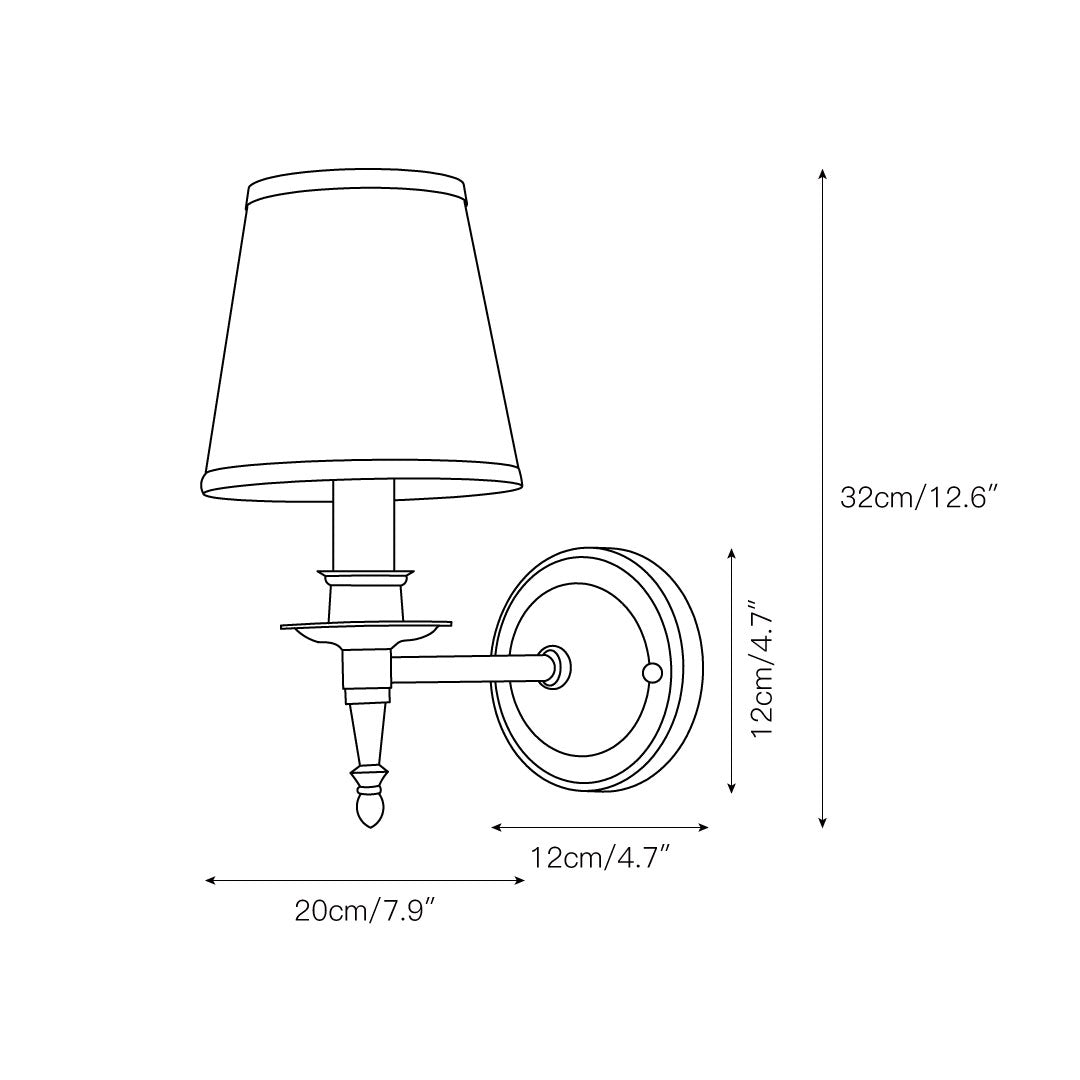 Ilthean Vintage Industrial Wall Lamp