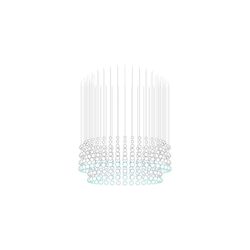 Pearl Veil Couture Cascade Customize Chandelier