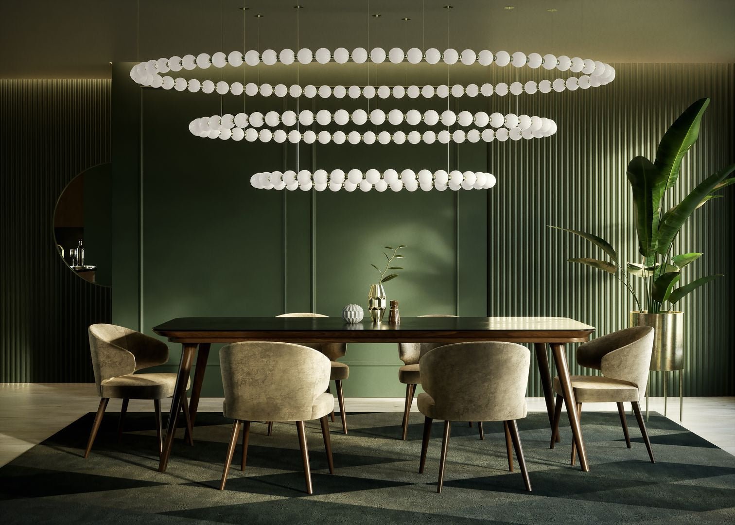 Pearl Symphony Grand Cascade Customize Chandelier