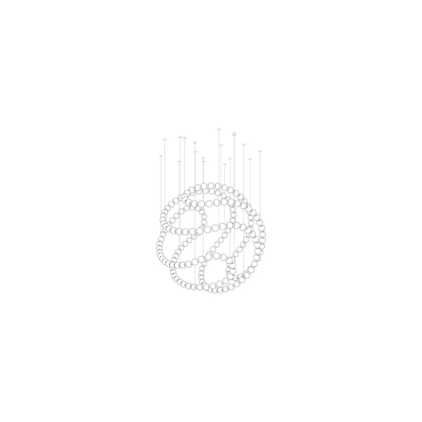Pearl Symphony Grand Cascade Customize Chandelier