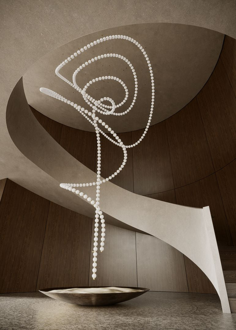 Pearl Symphony Grand Cascade Customize Chandelier