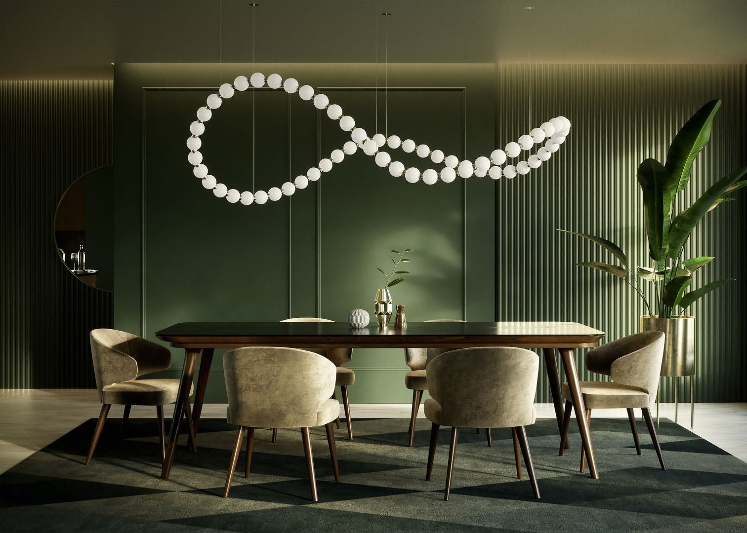 Pearl Symphony Grand Cascade Customize Chandelier