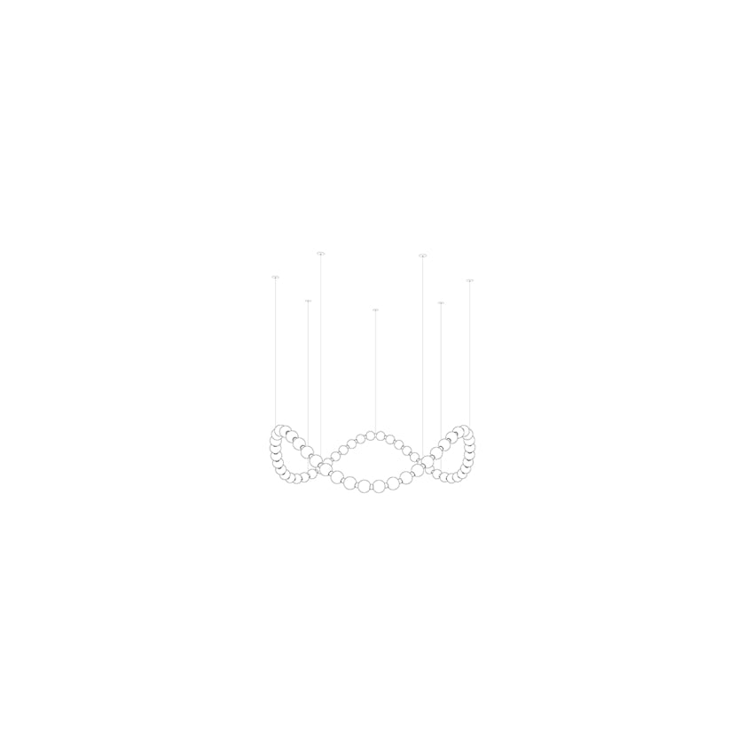 Pearl Symphony Grand Cascade Customize Chandelier