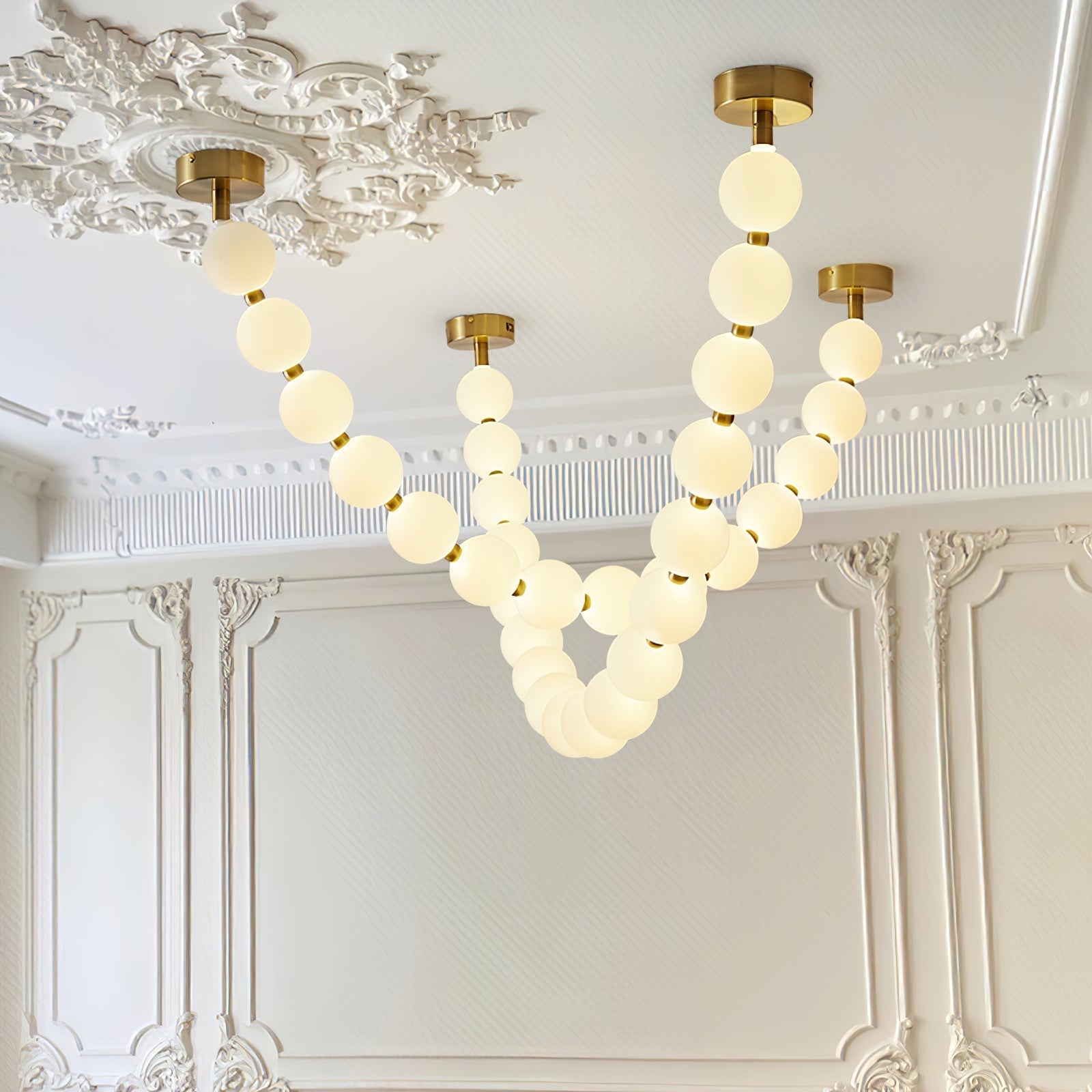 Zalvarin Brass Sputnik Chandelier - Neutral Decor