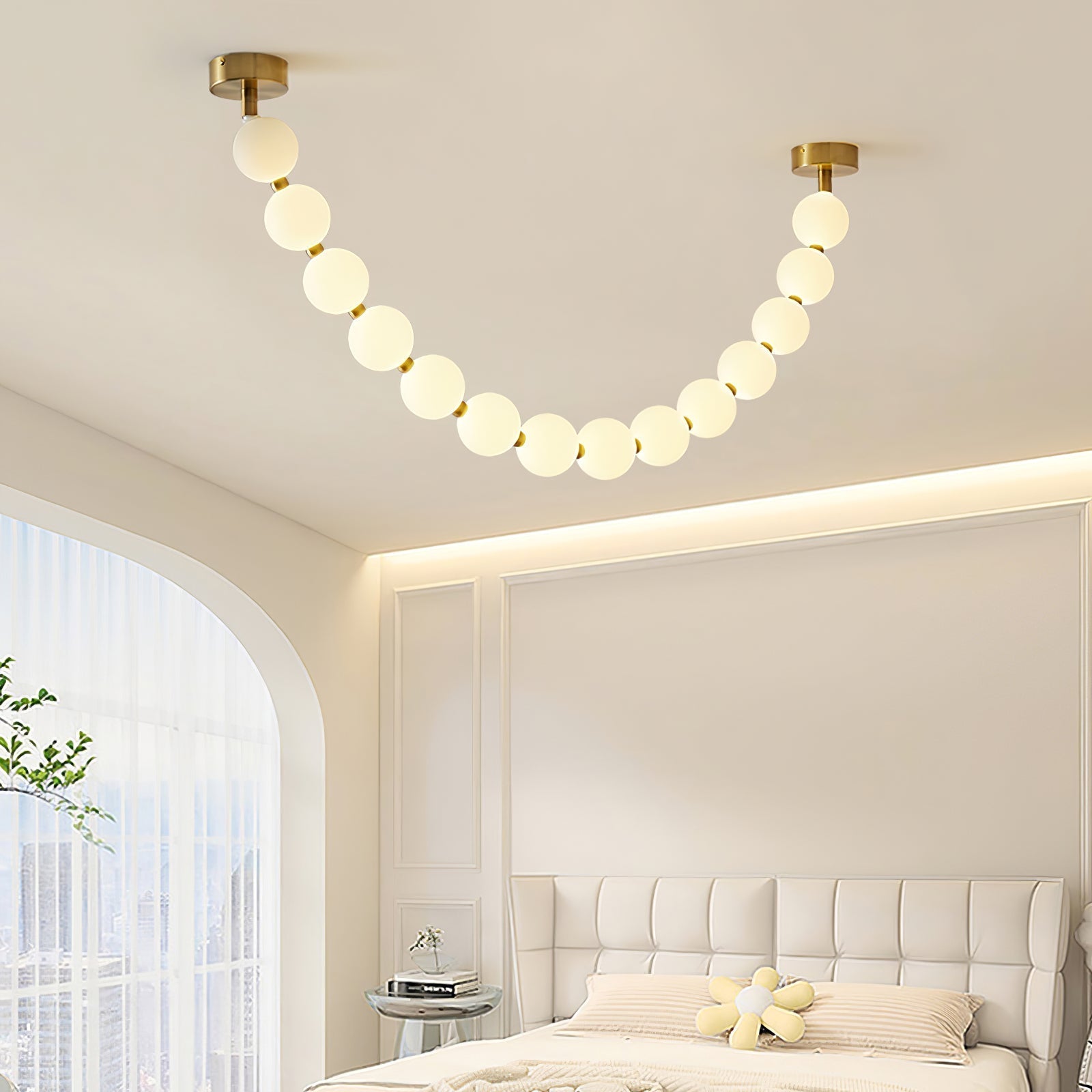 Zalvarin Brass Sputnik Chandelier - Neutral Decor