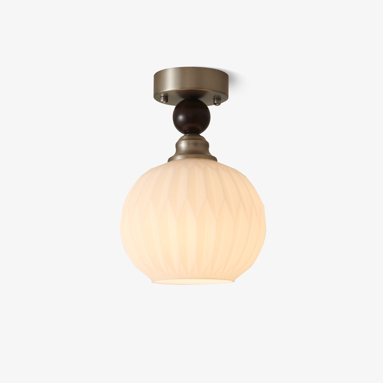 Ivcarila Modern Minimalist Pearl Sphere Glass Ceiling Lamp