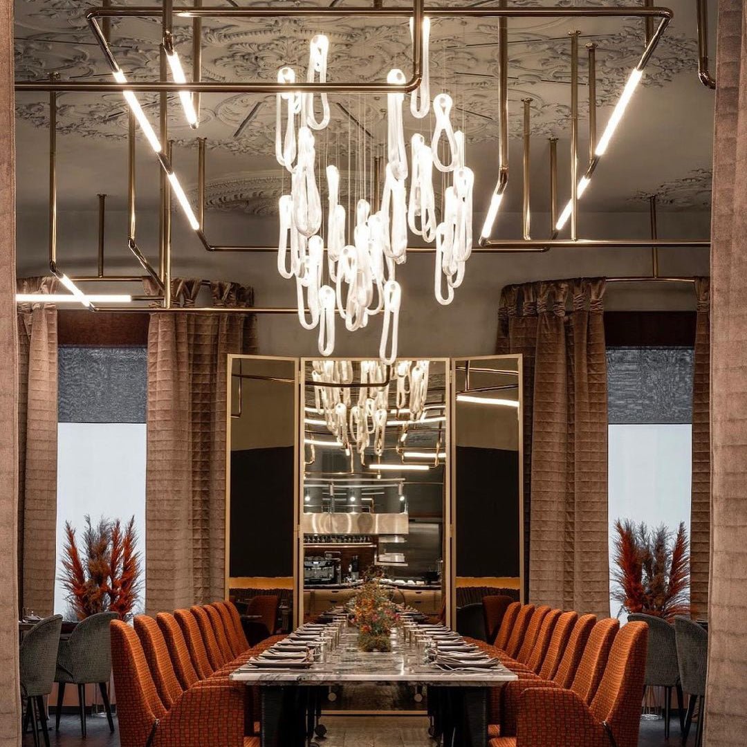Elune Cascade Filament Chandelier