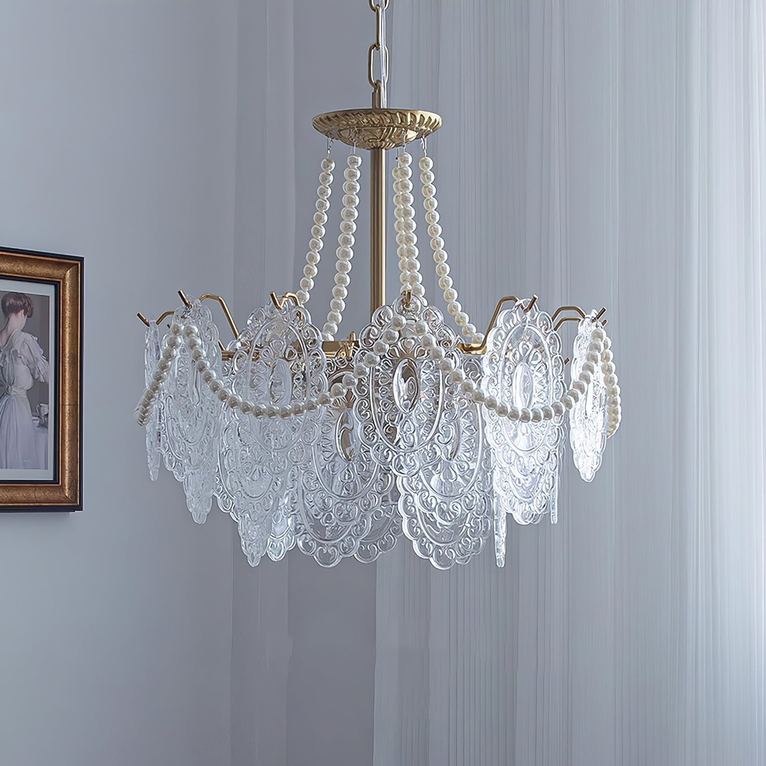 Eirivaine Glass Chandelier