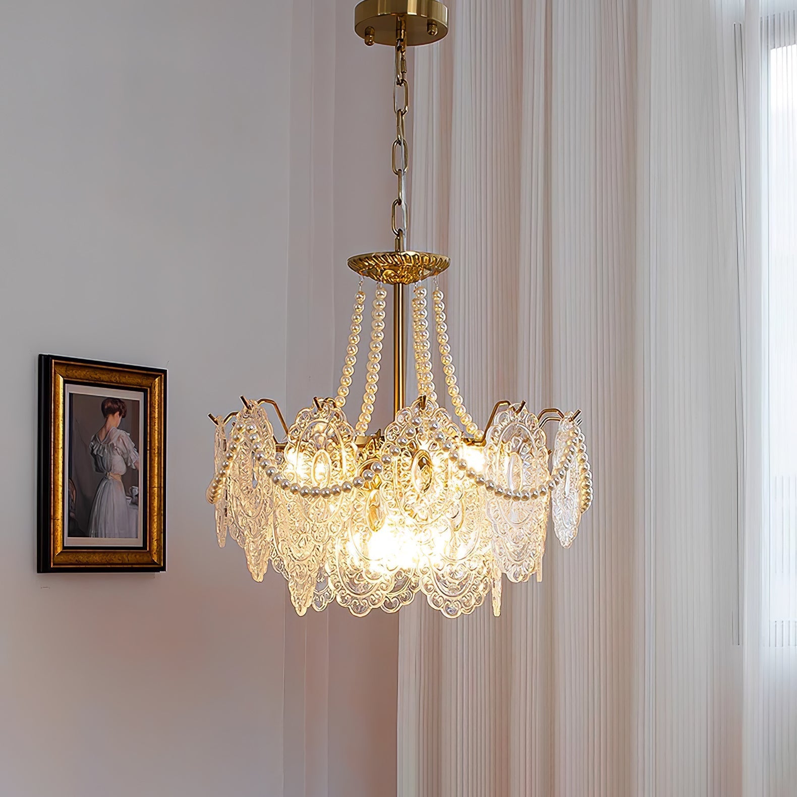 Eirivaine Glass Chandelier
