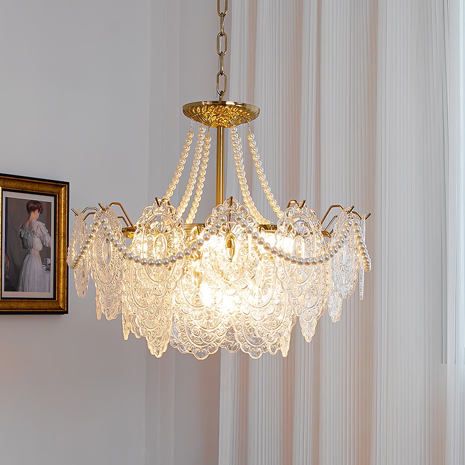 Eirivaine Glass Chandelier