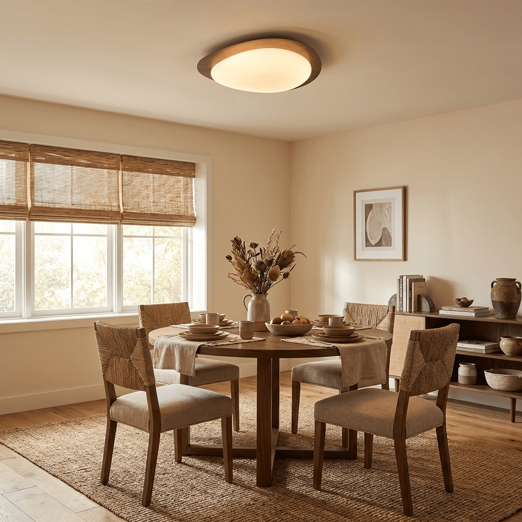 Orinvale Pebble Metal Flush Mount Ceiling Light