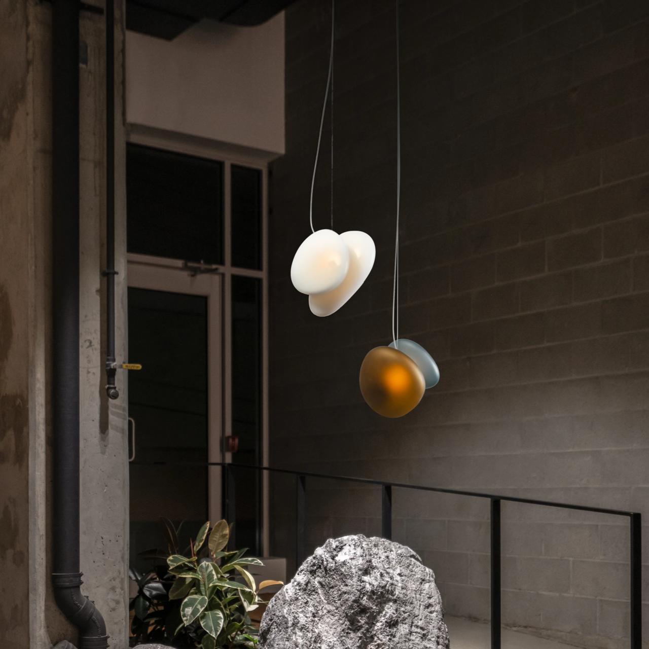 Nivelle Translucent Frosted Glass Pendant Light