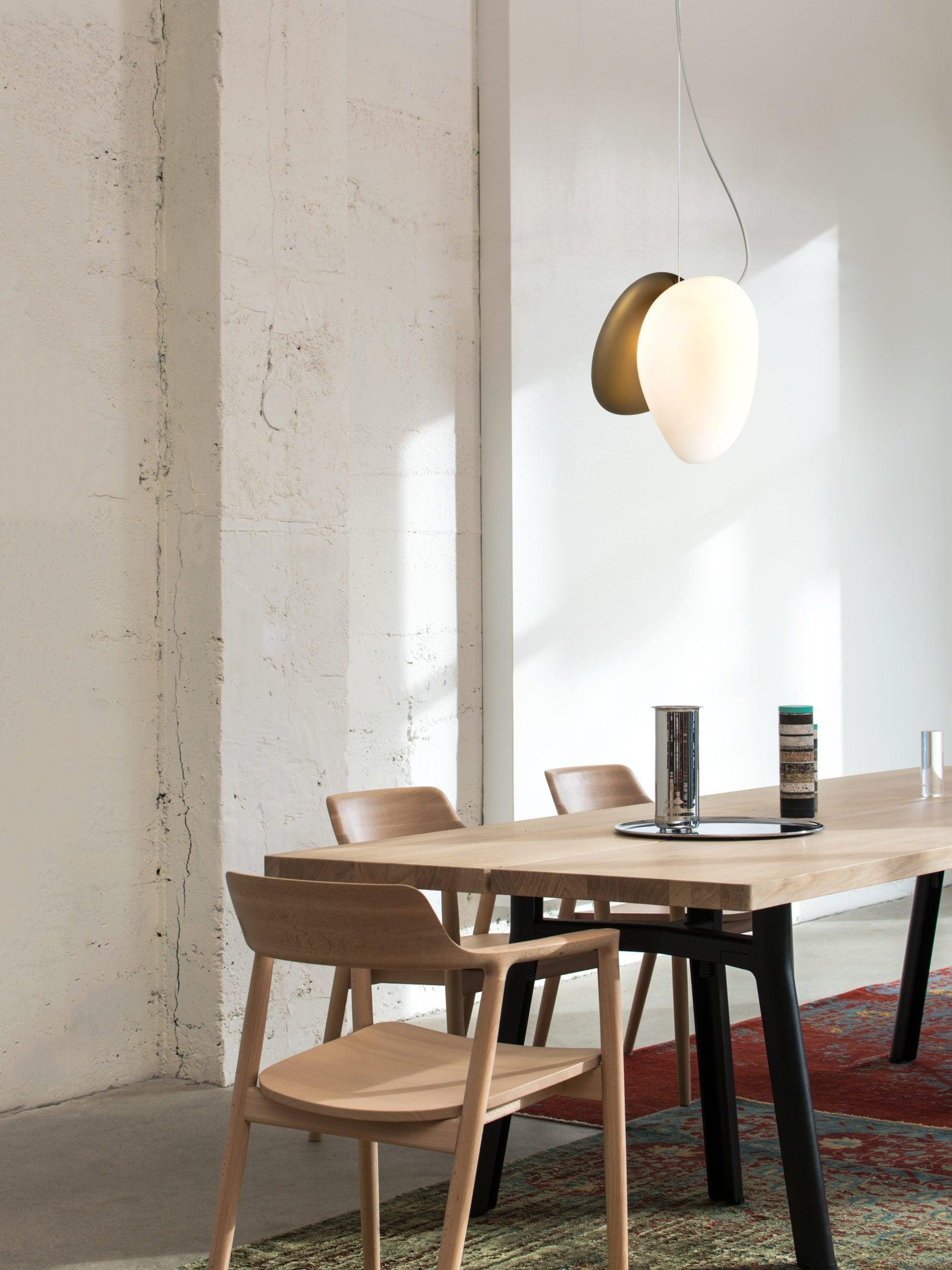 Nivelle Translucent Frosted Glass Pendant Light