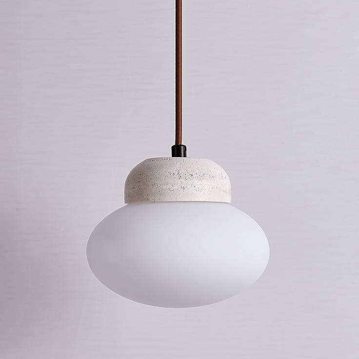 Sora Pebble Sphere Pendant Lamp