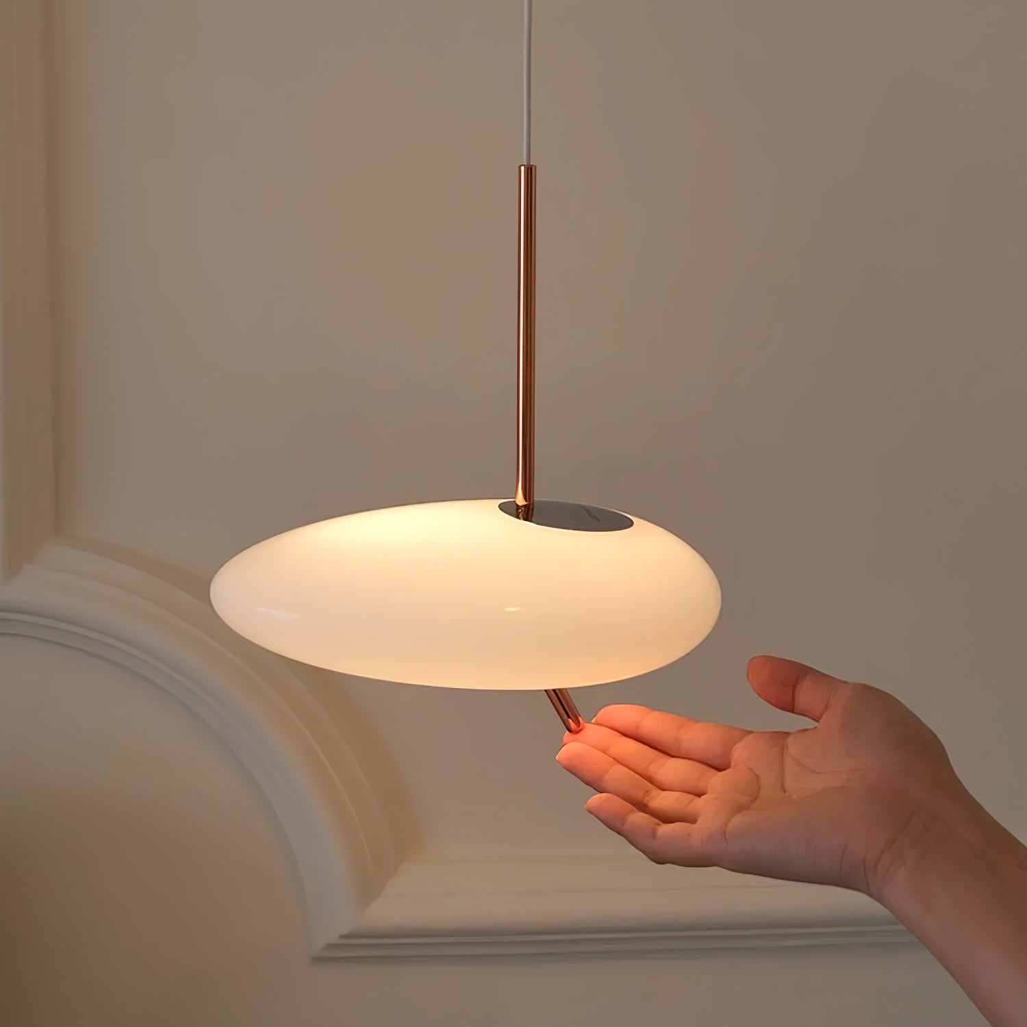 Velarena Modern Glass Pendant Light