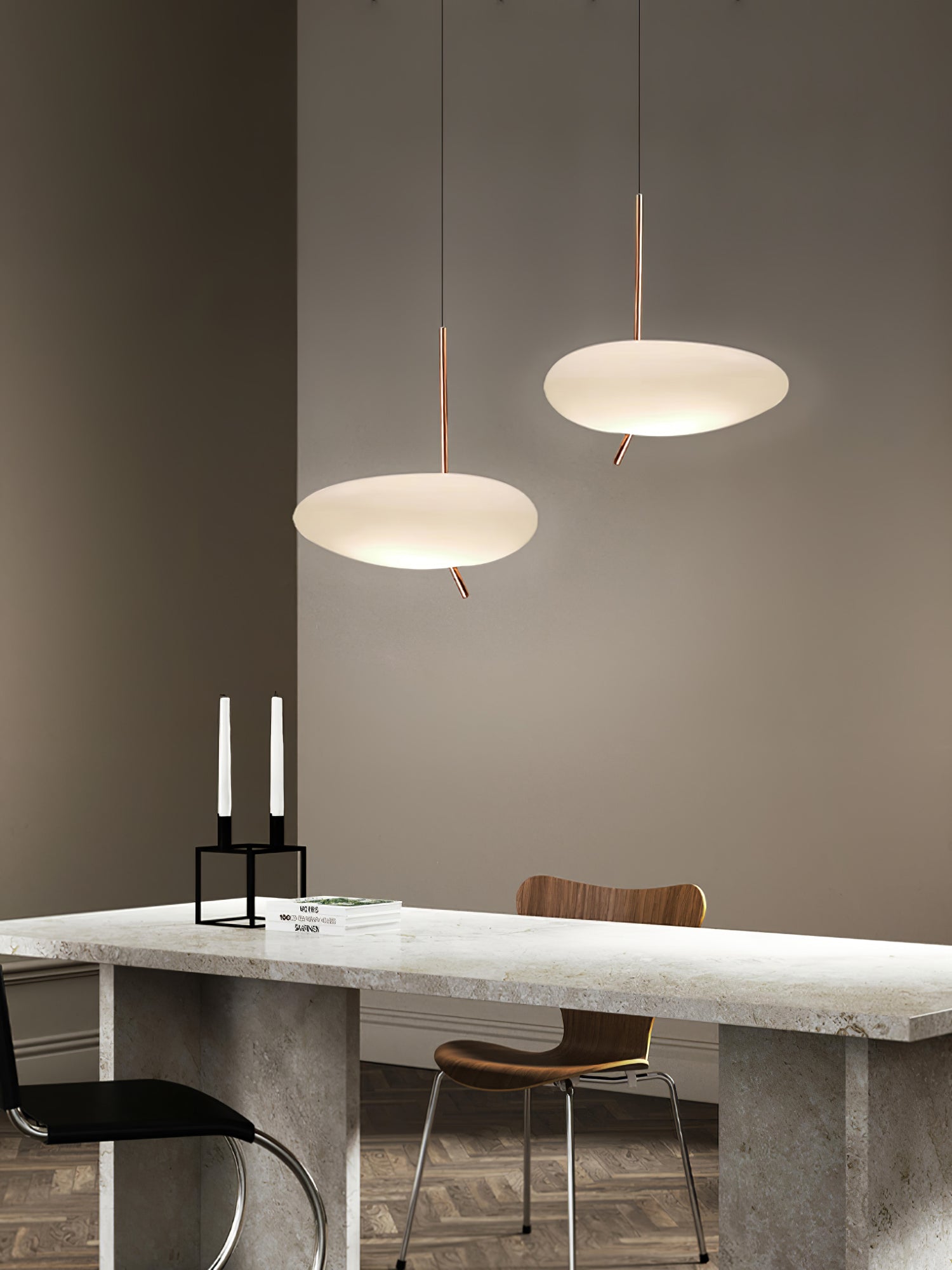Velarena Modern Glass Pendant Light