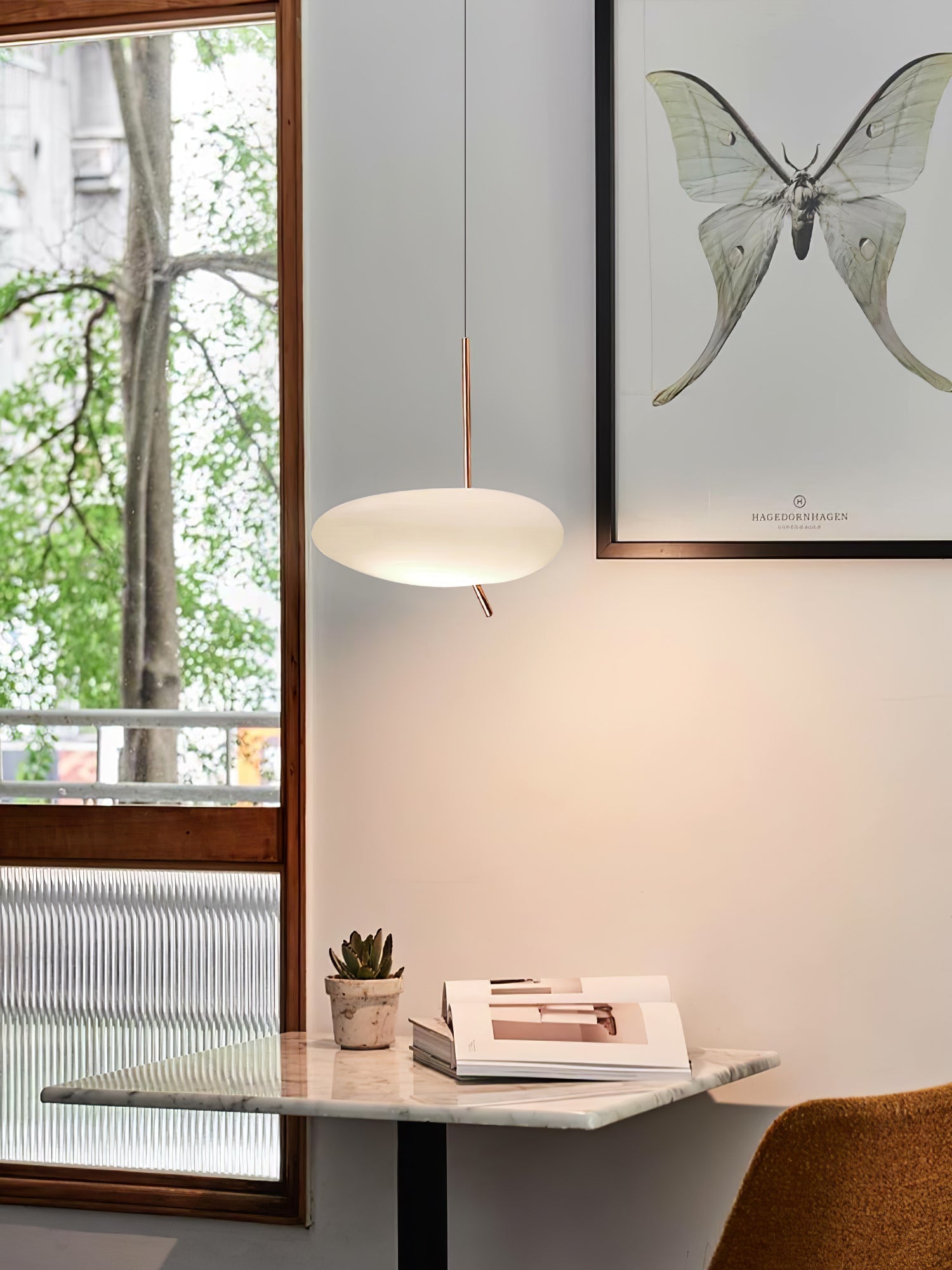 Velarena Modern Glass Pendant Light