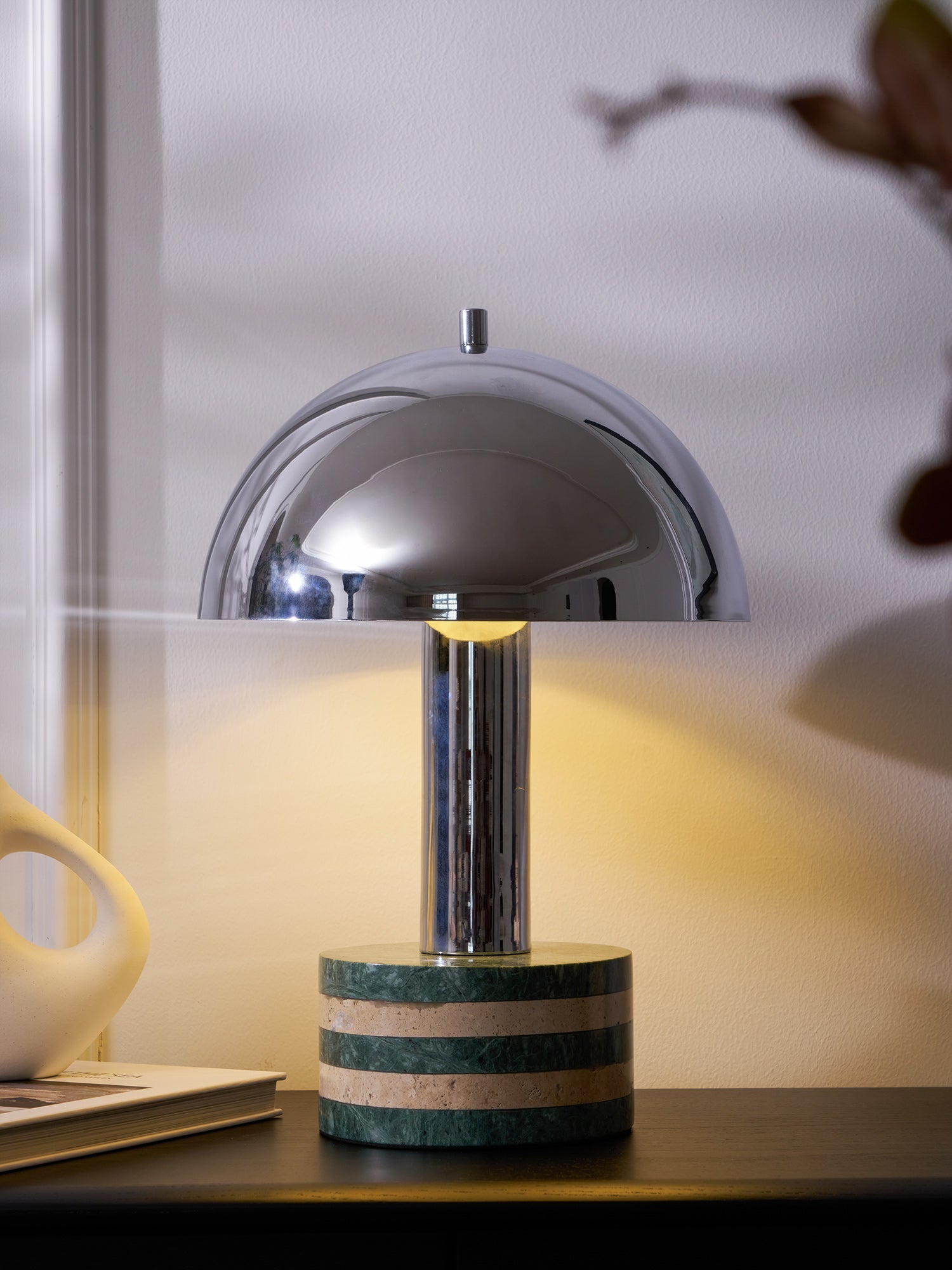 Strata Minimalist Marble Table Lamp