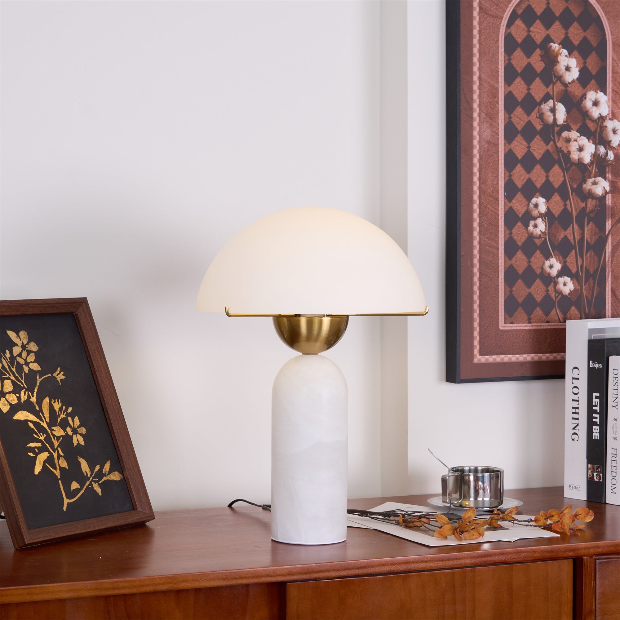 Veviniel Alabaster Table Lamp