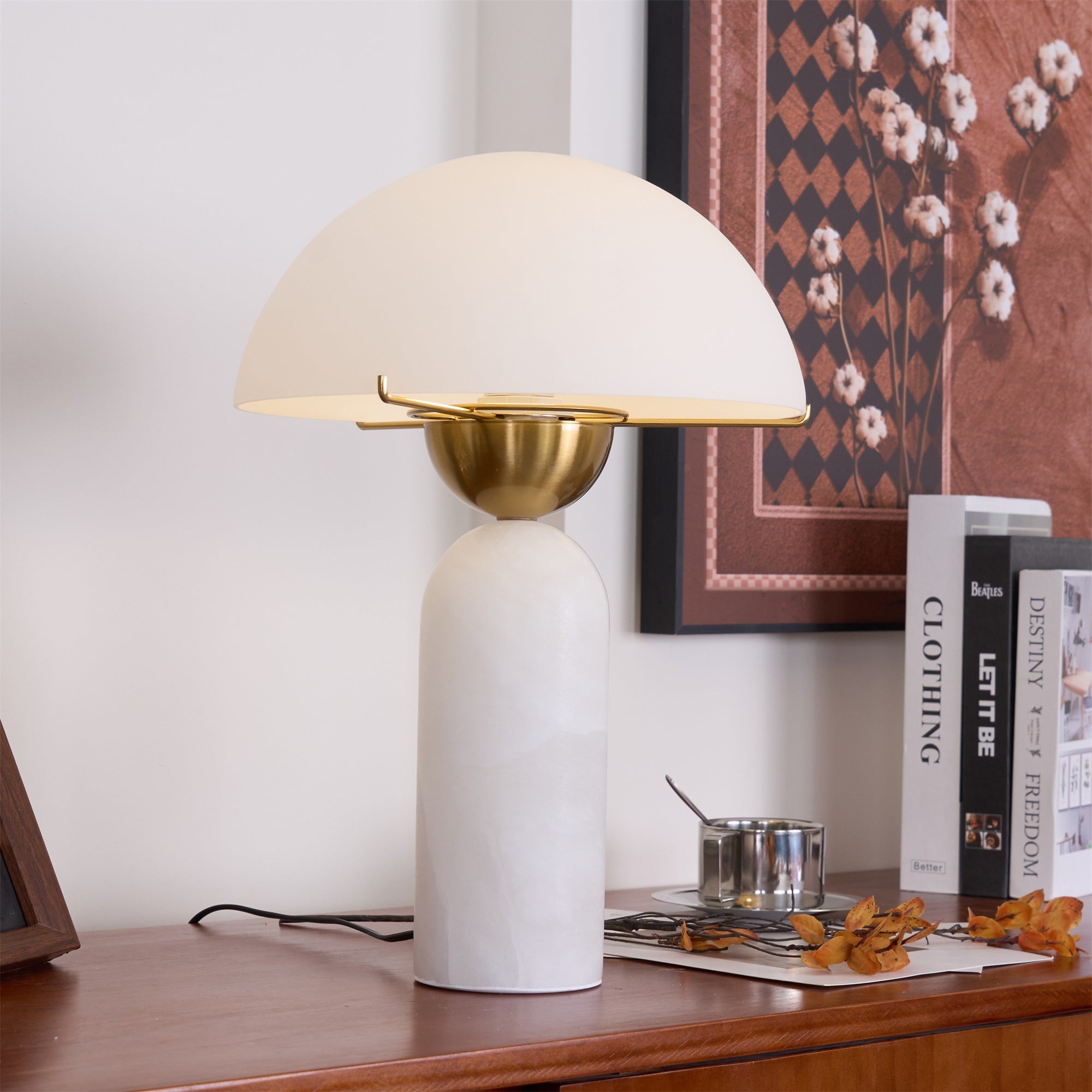 Veviniel Alabaster Table Lamp