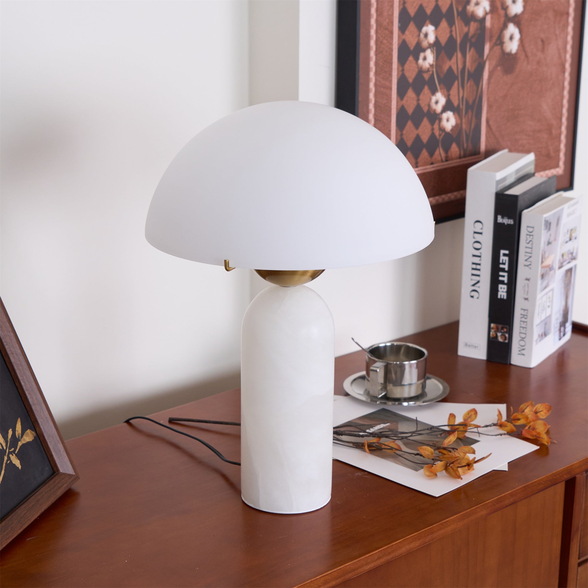 Veviniel Alabaster Table Lamp