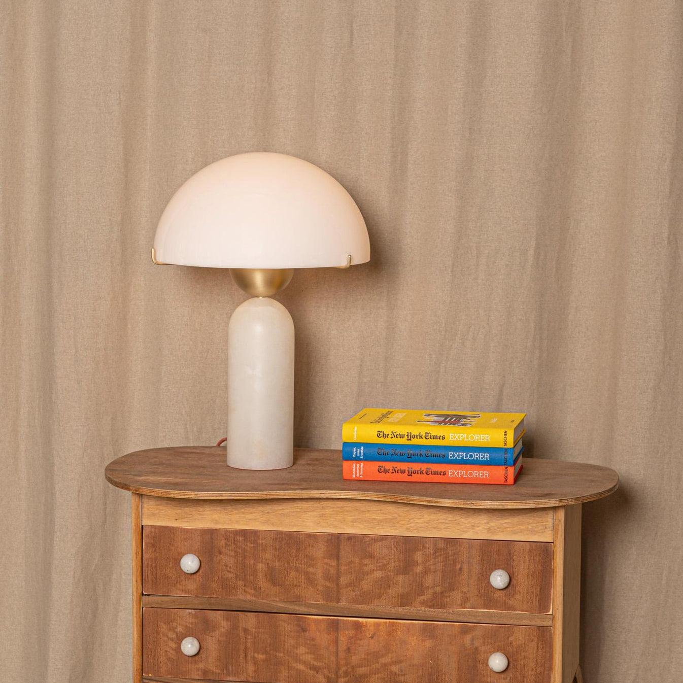 Veviniel Alabaster Table Lamp
