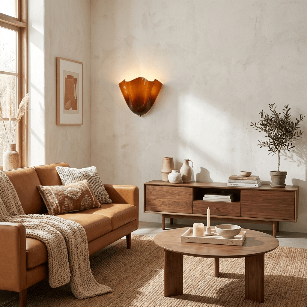 Delaford Glass Indoor Wall Light