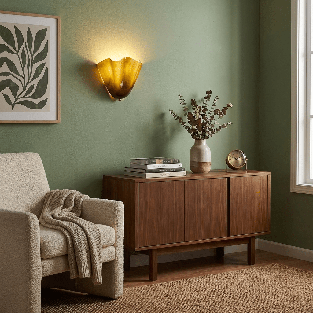 Delaford Glass Indoor Wall Light