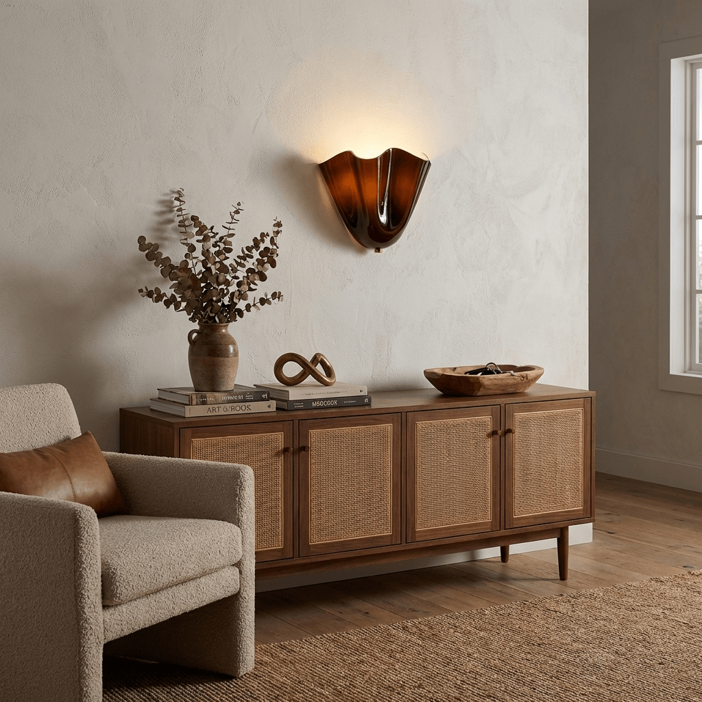 Delaford Glass Indoor Wall Light