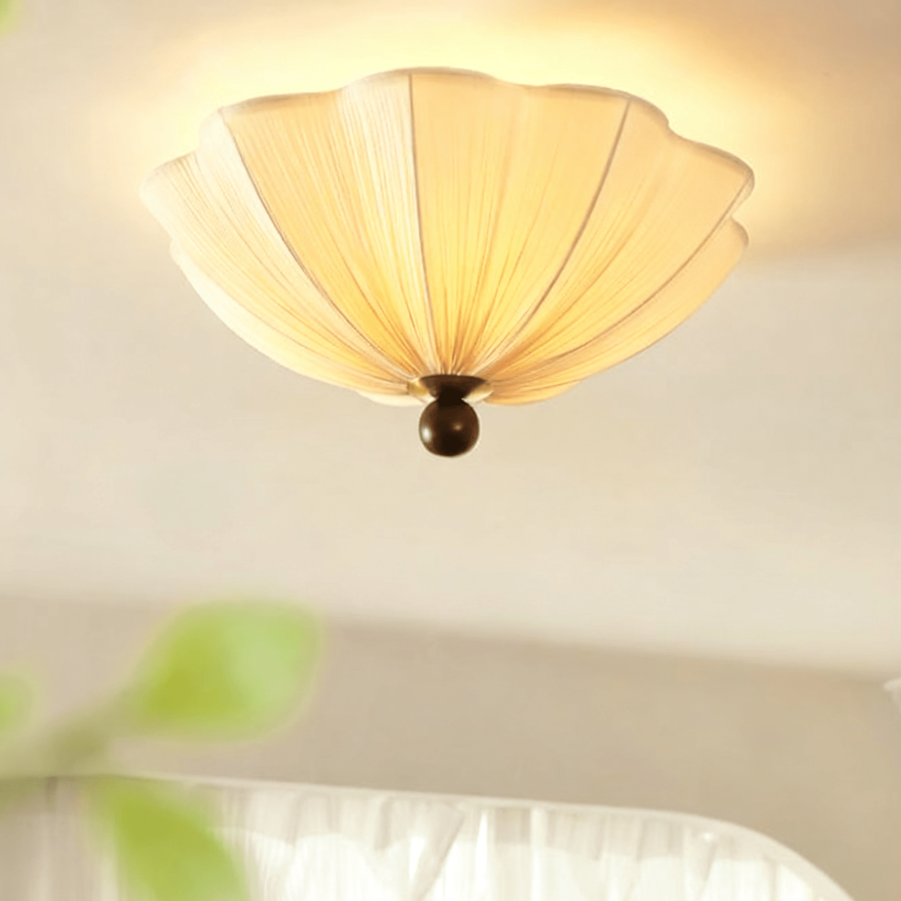 Petals Fabric Ceiling Light - Neutral Decor
