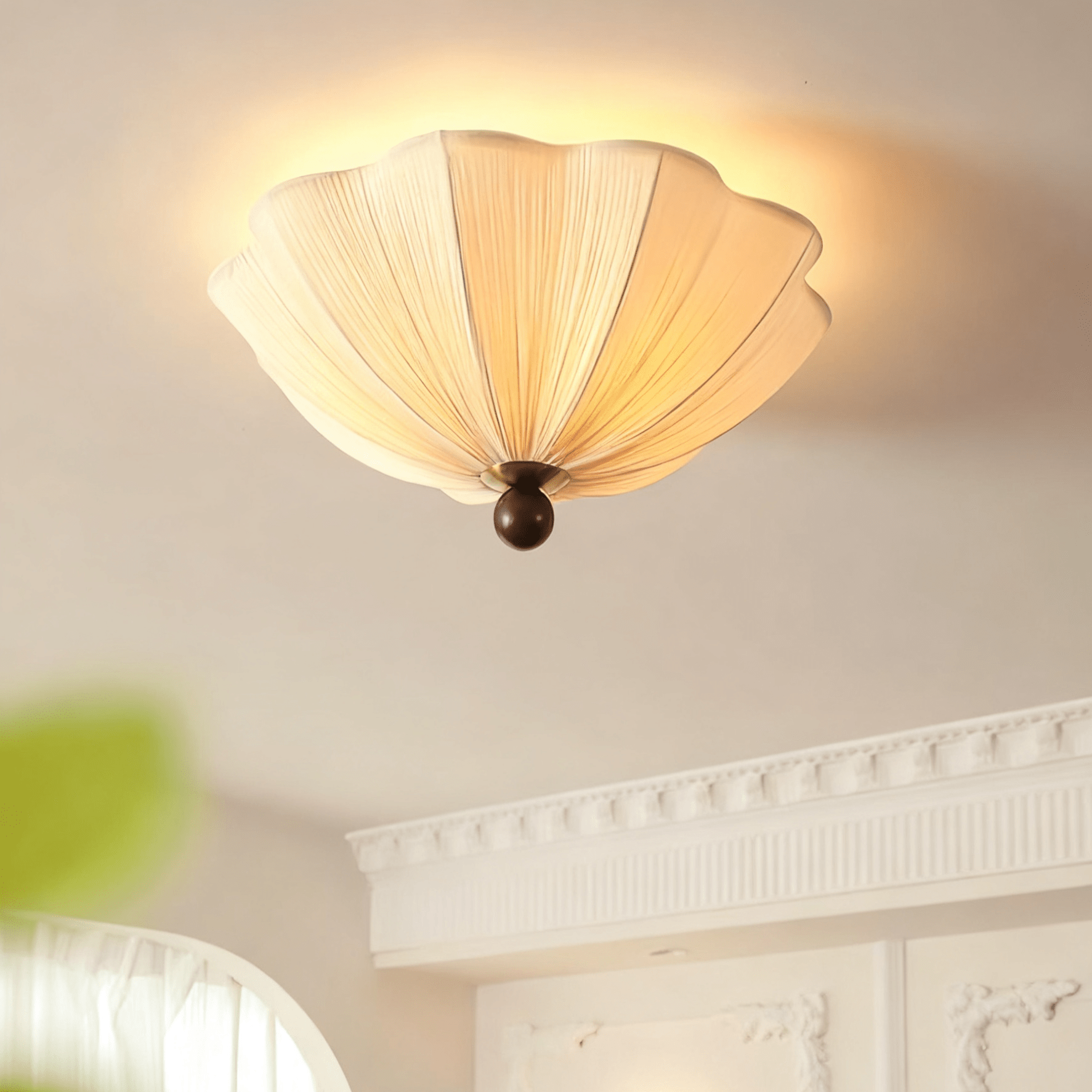 Petals Fabric Ceiling Light - Neutral Decor