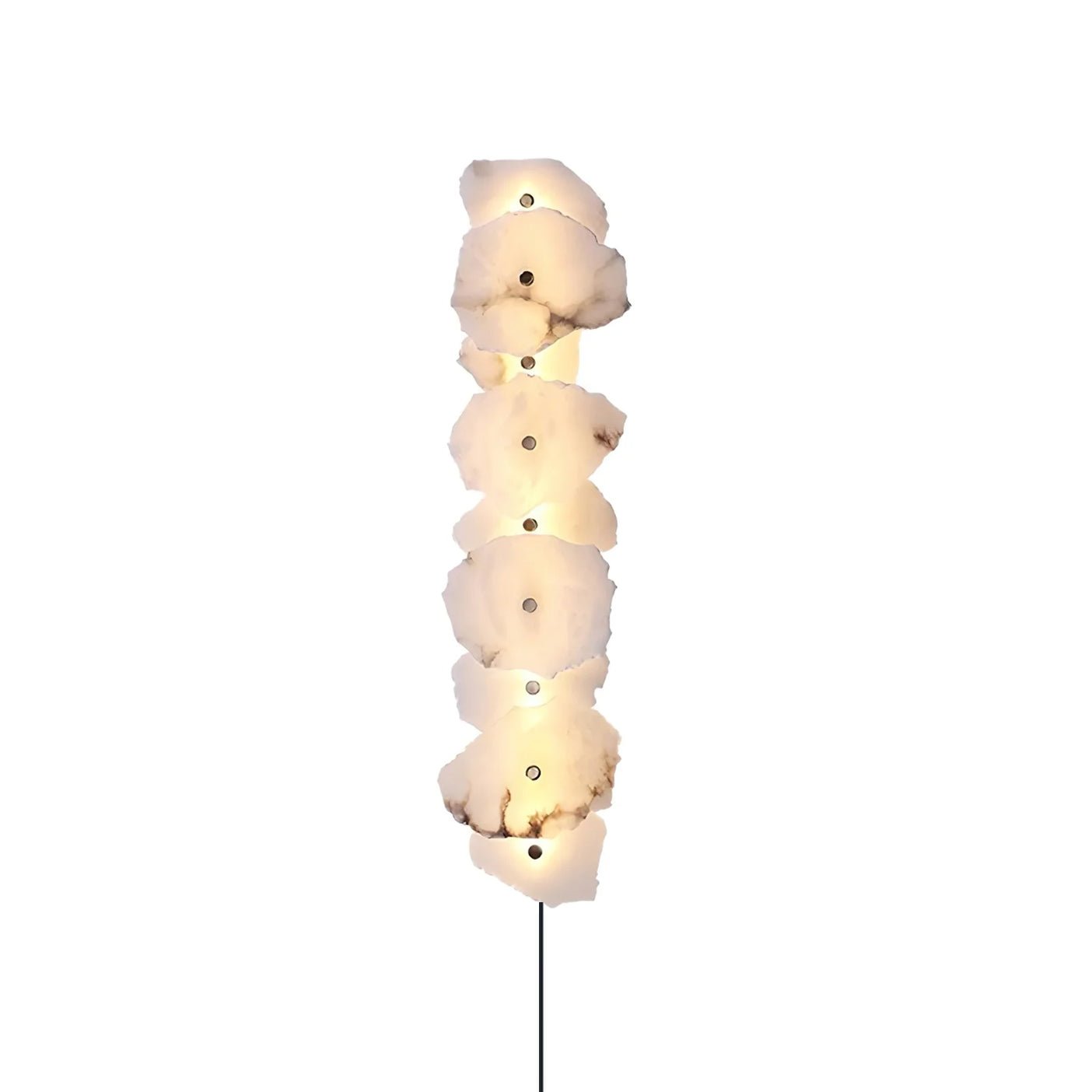 Nivarelia Alabaster Plug-in Wall Lamp