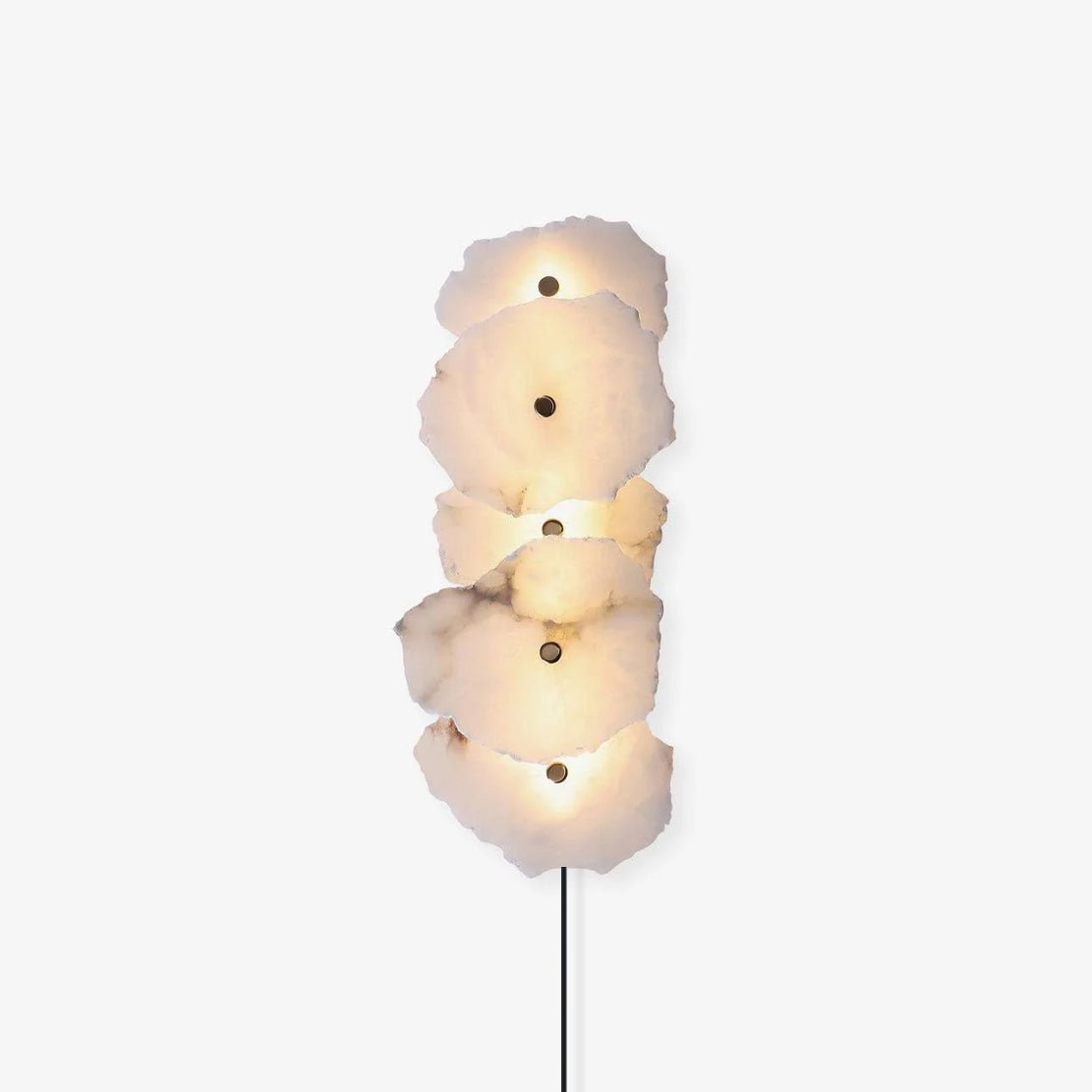 Nivarelia Alabaster Plug-in Wall Lamp