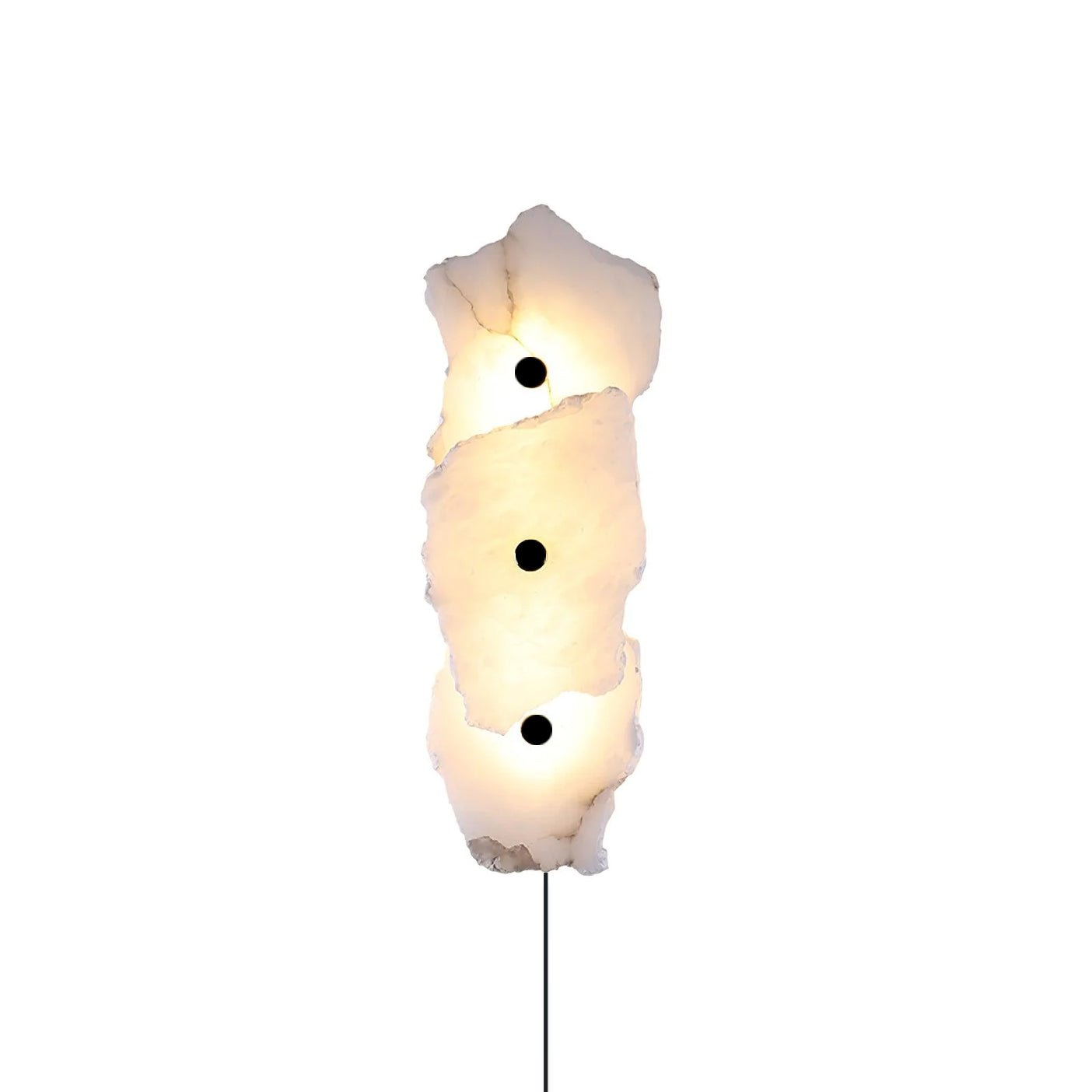 Nivarelia Alabaster Plug-in Wall Lamp