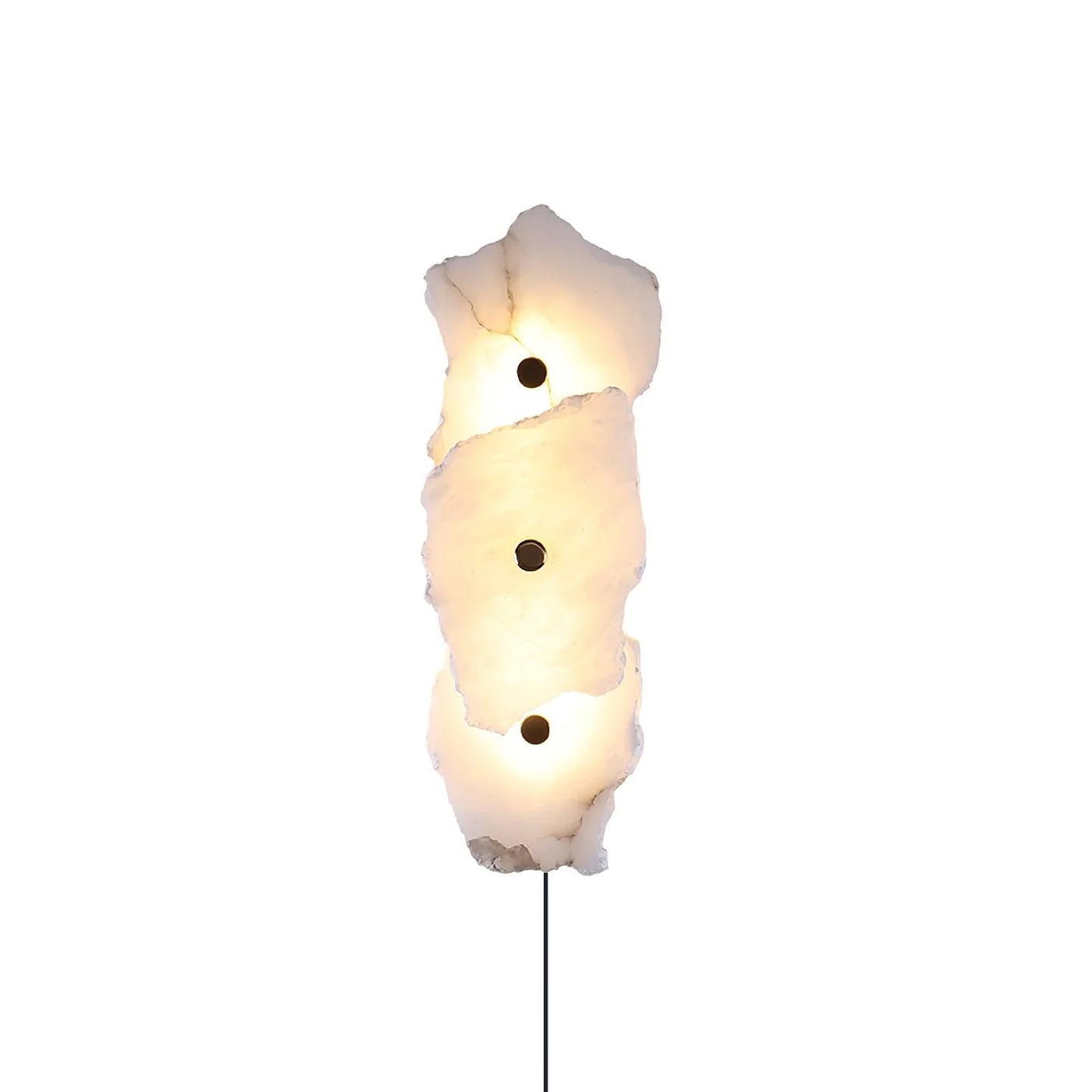 Nivarelia Alabaster Plug-in Wall Lamp