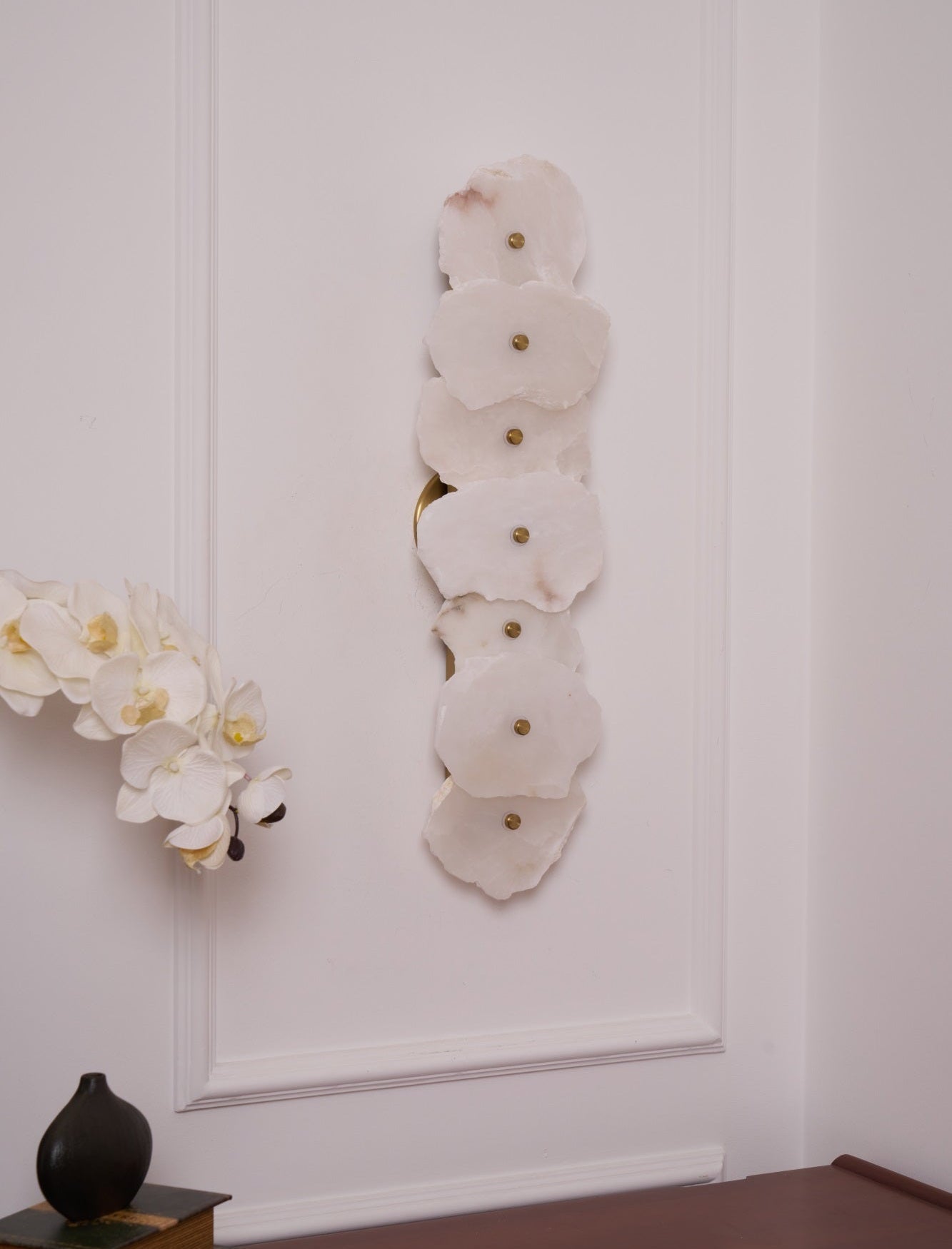 Elmsborne Alabaster Indoor Wall Light