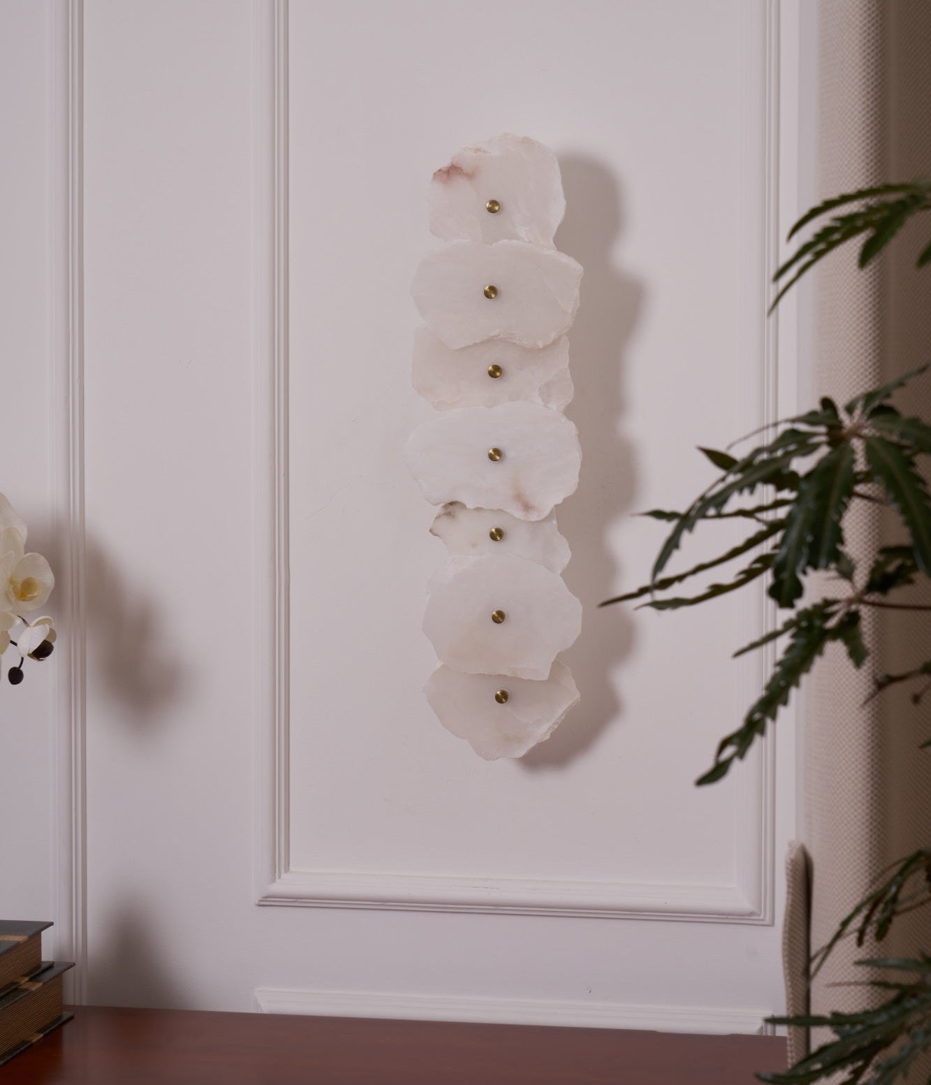 Elmsborne Alabaster Indoor Wall Light
