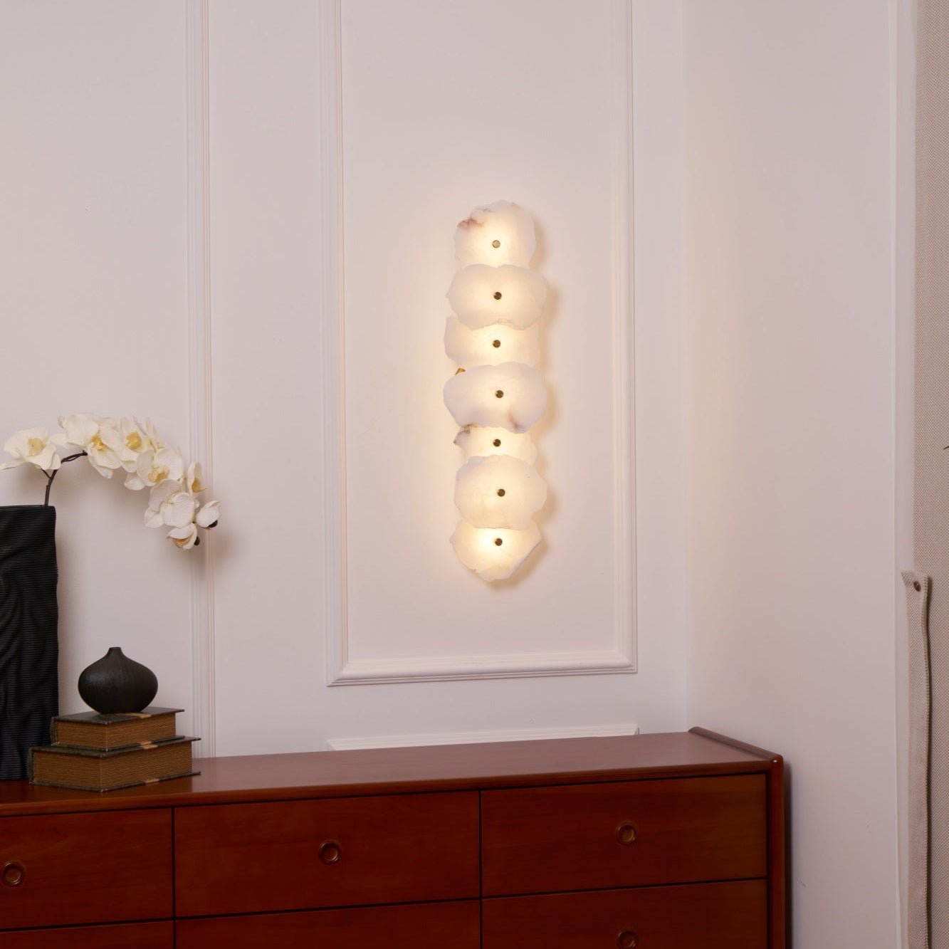 Elmsborne Alabaster Indoor Wall Light