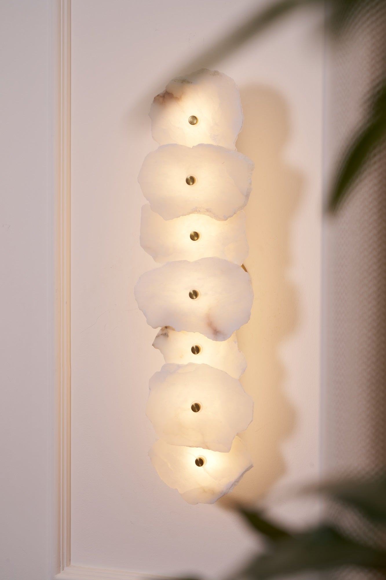 Elmsborne Alabaster Indoor Wall Light